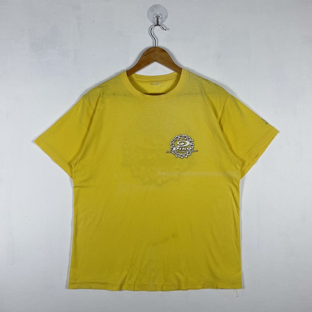 Vintage Vintage PIKO HAWAIIAN LONGBOARDS Wear Graphic Distressed Tee Size US M / EU 48-50 / 2 - 6 Thumbnail