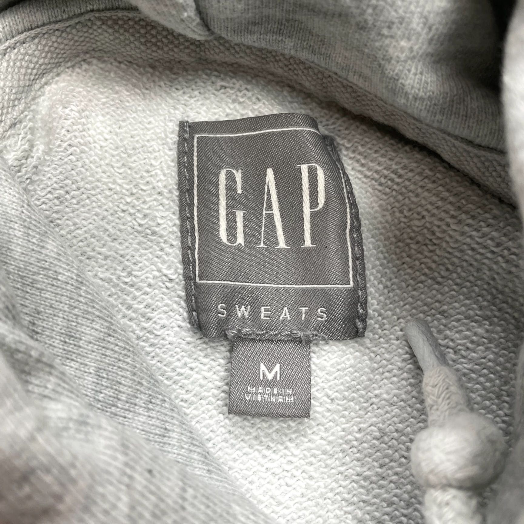 Gap Gap Hoodie Mens M Gray Pullover Sweatshirt Sweat Knit Hooded Logo Classic Pullover Size US M / EU 48-50 / 2 - 7 Thumbnail
