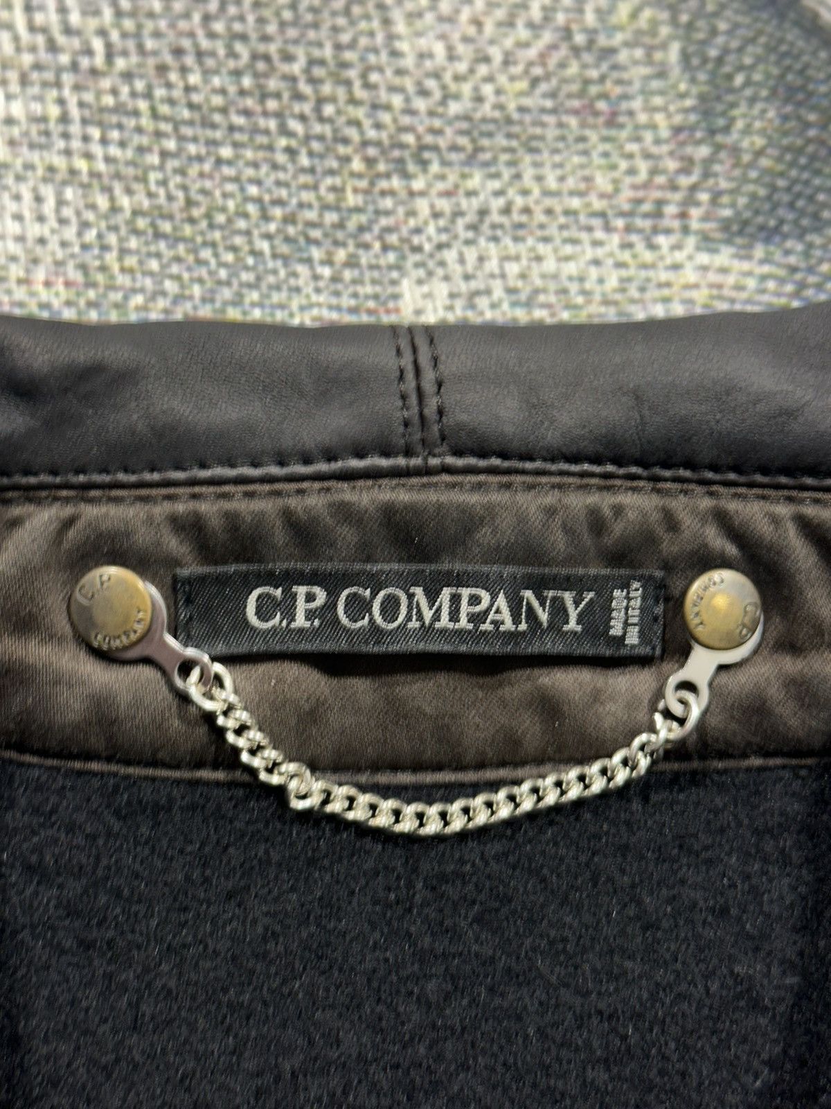 C.P. Company C.P. Company Vintage Leather Biker Motorcycle Jacket Size M / US 6-8 / IT 42-44 - 10 Thumbnail