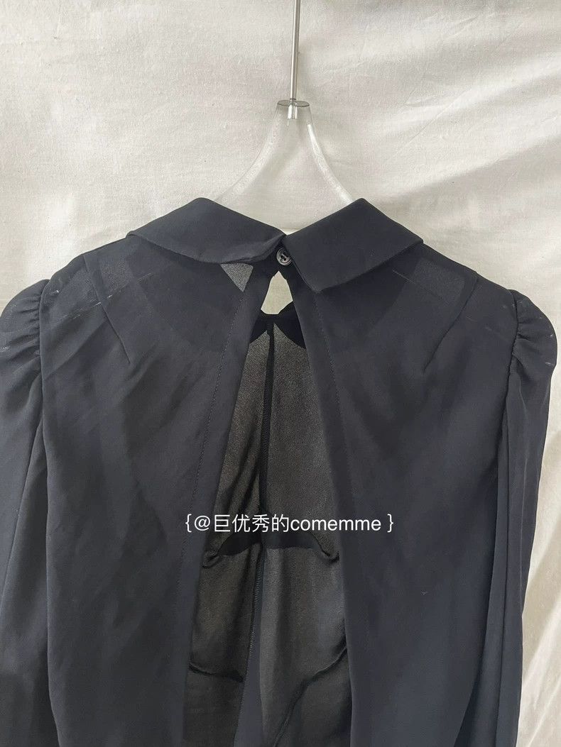 Comme des Garcons Comme Des Garcons Junya Watanabe Black yuanbao Collar Bubb Size XS / US 0-2 / IT 36-38 - 8 Thumbnail