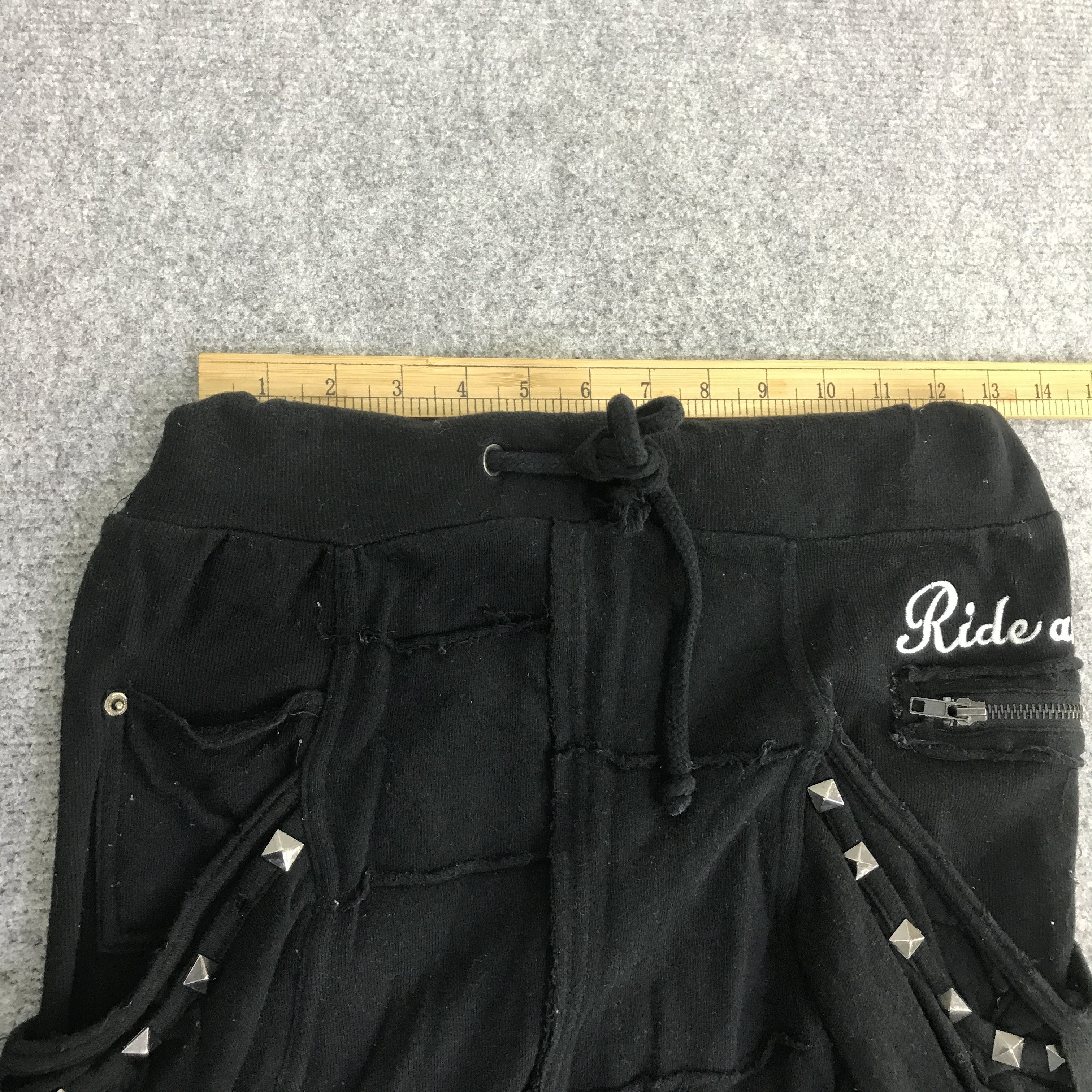 Japanese Brand PUNK SKIRT BLACK JAPANESE BRAND MEXI SKIRT K130B6 Size 28" / US 6 / IT 42 - 7 Thumbnail