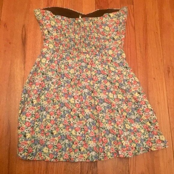 MINKPINK MinkPink floral strapless zipper mini dress Size M / US 6-8 / IT 42-44 - 5 Thumbnail