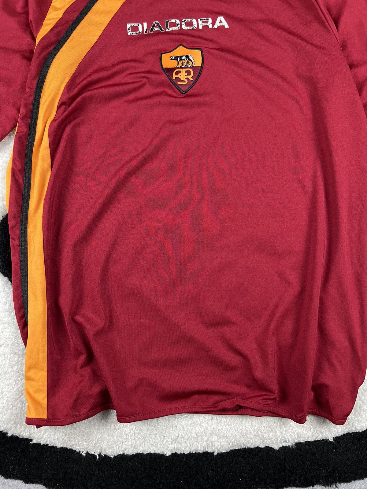 Diadora Vintage Diadora AS Roma 2005/06 Home Football Soccer Jersey Size US M / EU 48-50 / 2 - 4 Thumbnail