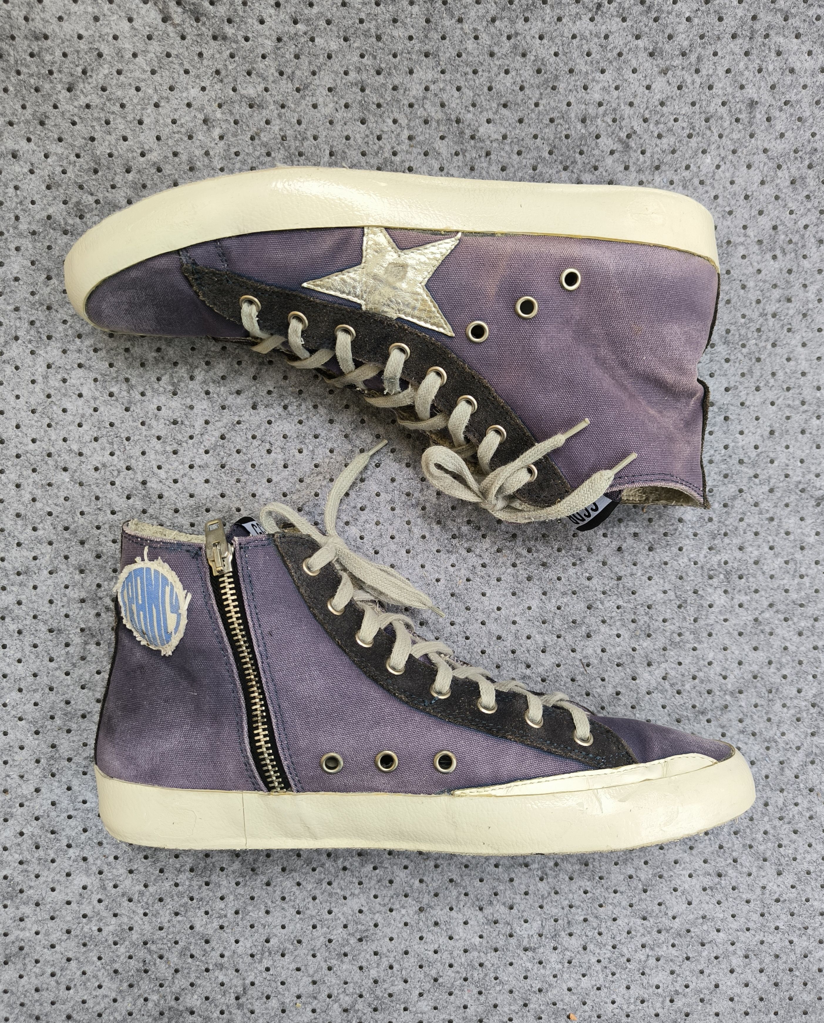 Golden Goose GOLDEN GOOSE Francy canvas high-top sneakers Size US 9 / EU 42 - 1 Thumbnail
