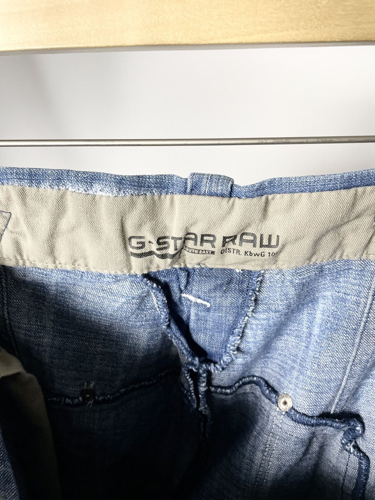 G-Star G-Star RAW Faded Distressed Vintage Washed Denim Work Jeans Size US 36 / EU 52 - 13 Thumbnail