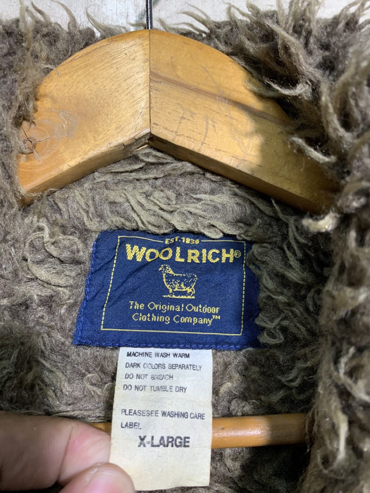 Woolrich Woolen Mills 🔥VTG WOOLRICH SHERPA JACKETS TARTAN BROWN Size US XL / EU 56 / 4 - 8 Thumbnail