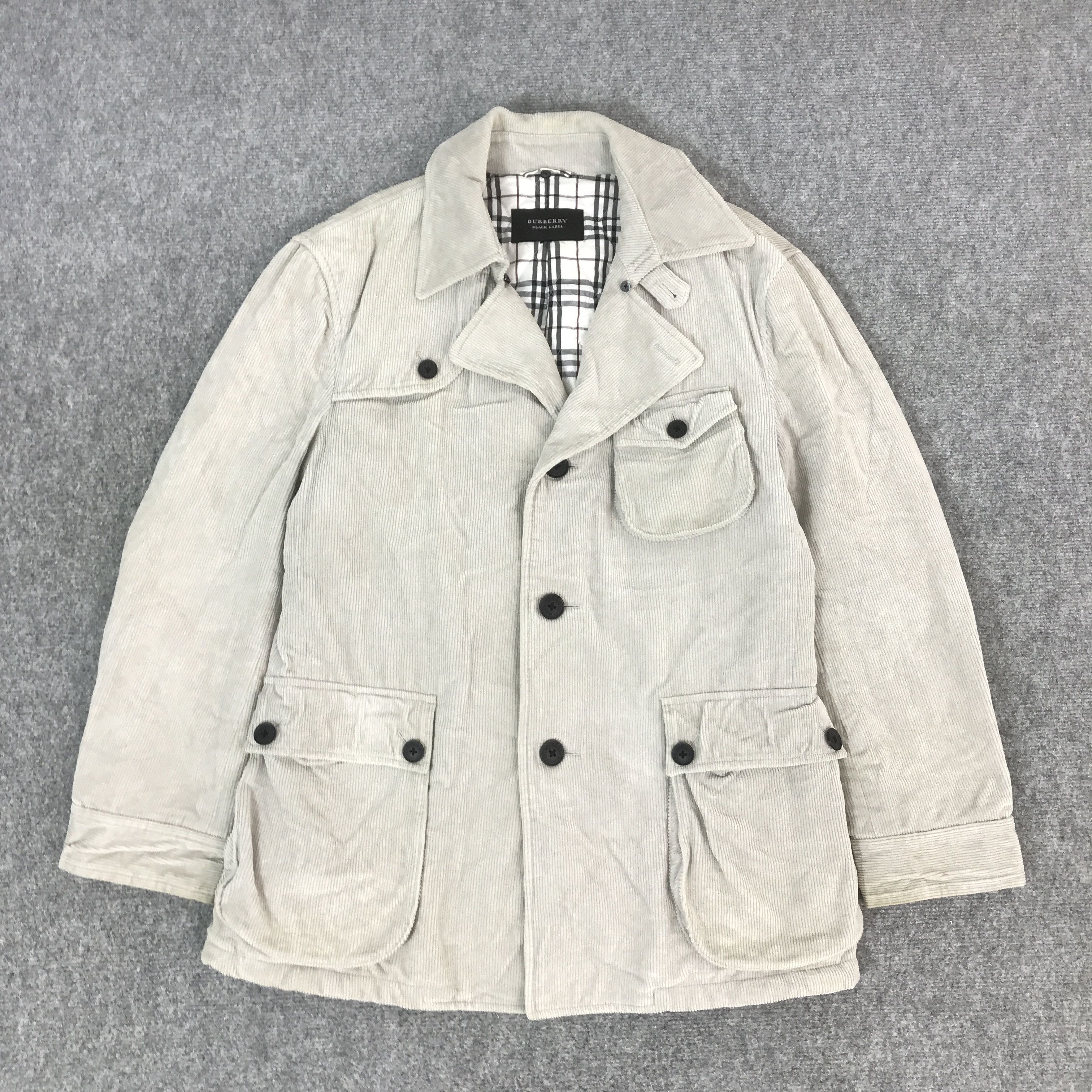 Burberry BURBERRY CORDUROY BUTTON JACKET K64B3 Size US L / EU 52-54 / 3 - 1 Thumbnail