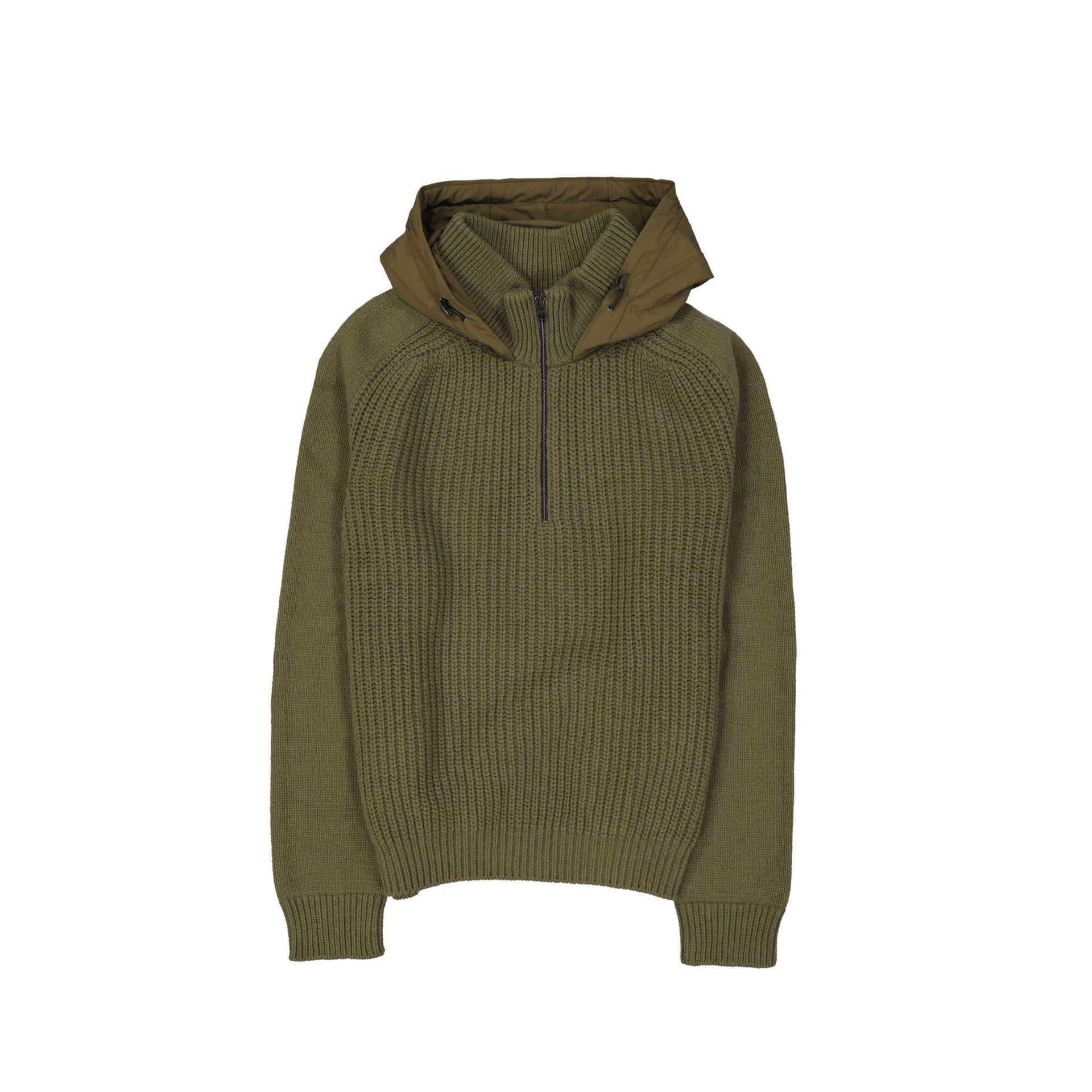 Herno Herno Long-Sleeved Hooded Knitted Jumper Size US L / EU 52-54 / 3 - 1 Thumbnail