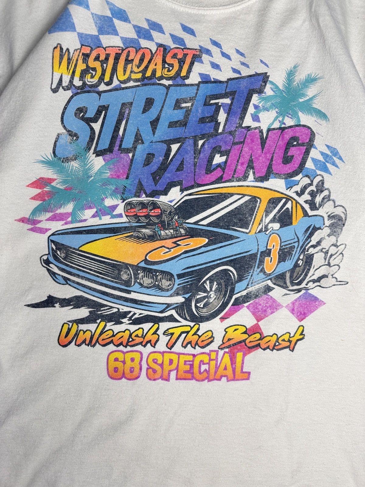 Other White West Coast Street Racing Graphic Tee 68 Special. Size US L / EU 52-54 / 3 - 2 Thumbnail