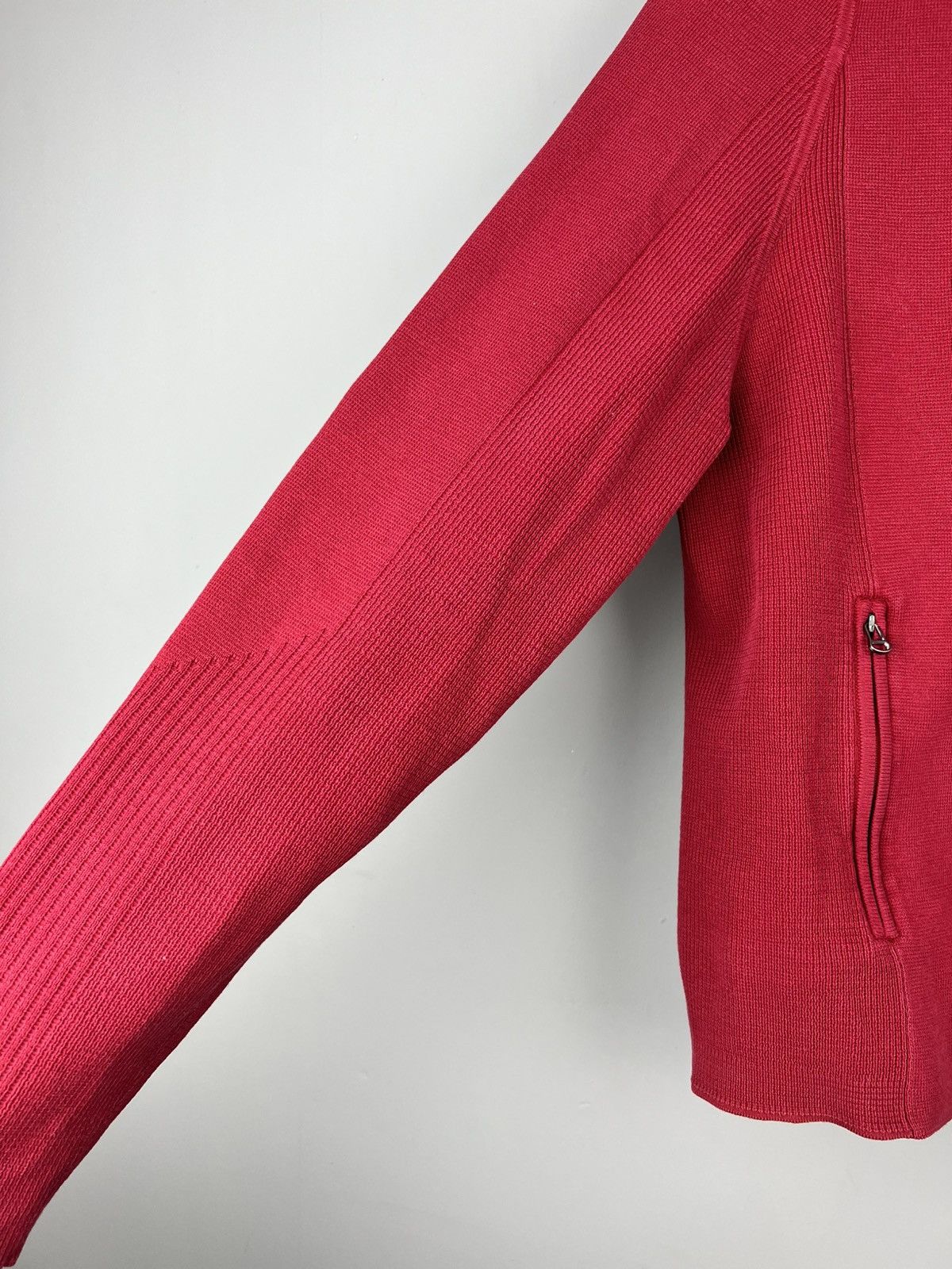 Polo Ralph Lauren × Vintage Rare Polo Ralph Lauren Lampo Zip Sweater Red Size US L / EU 52-54 / 3 - 9 Thumbnail