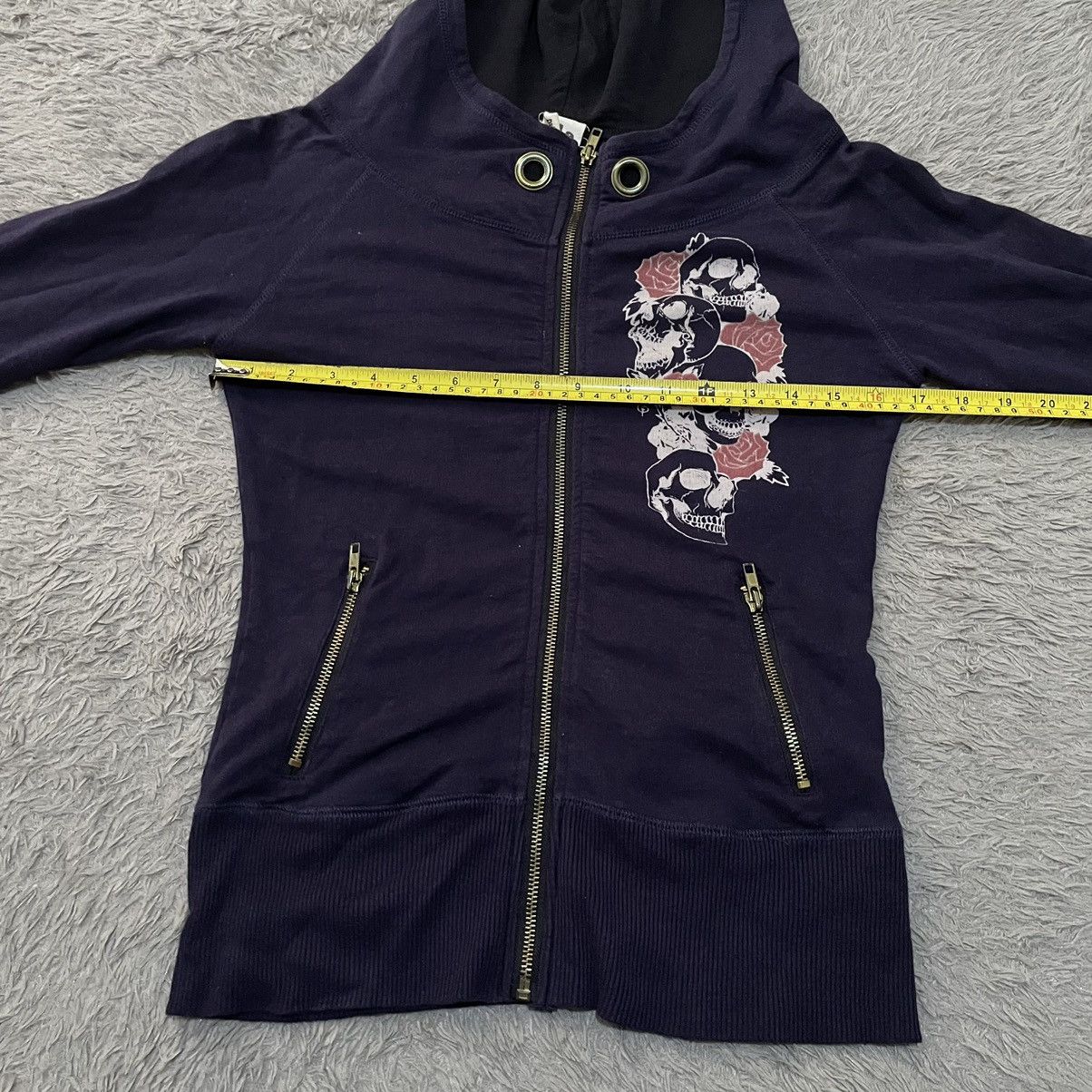 Le Grande Bleu (L.G.B.) D.I.A RoseSkull Hoodie Y2K Size S / US 4 / IT 40 - 12 Thumbnail