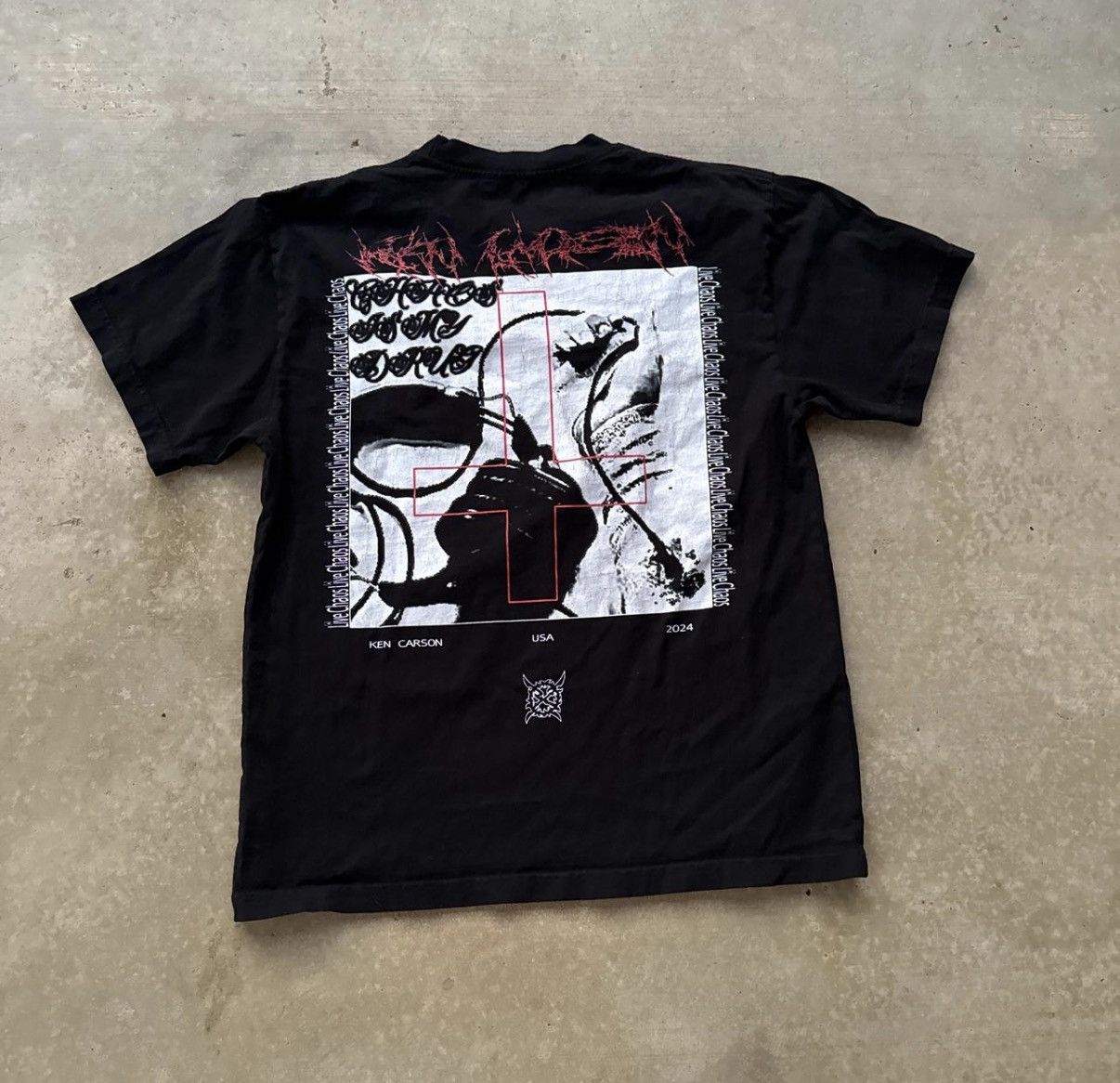 Ken Carson Ken Carson Chaos Bat Tour Merch Size US M / EU 48-50 / 2 - 2 Thumbnail