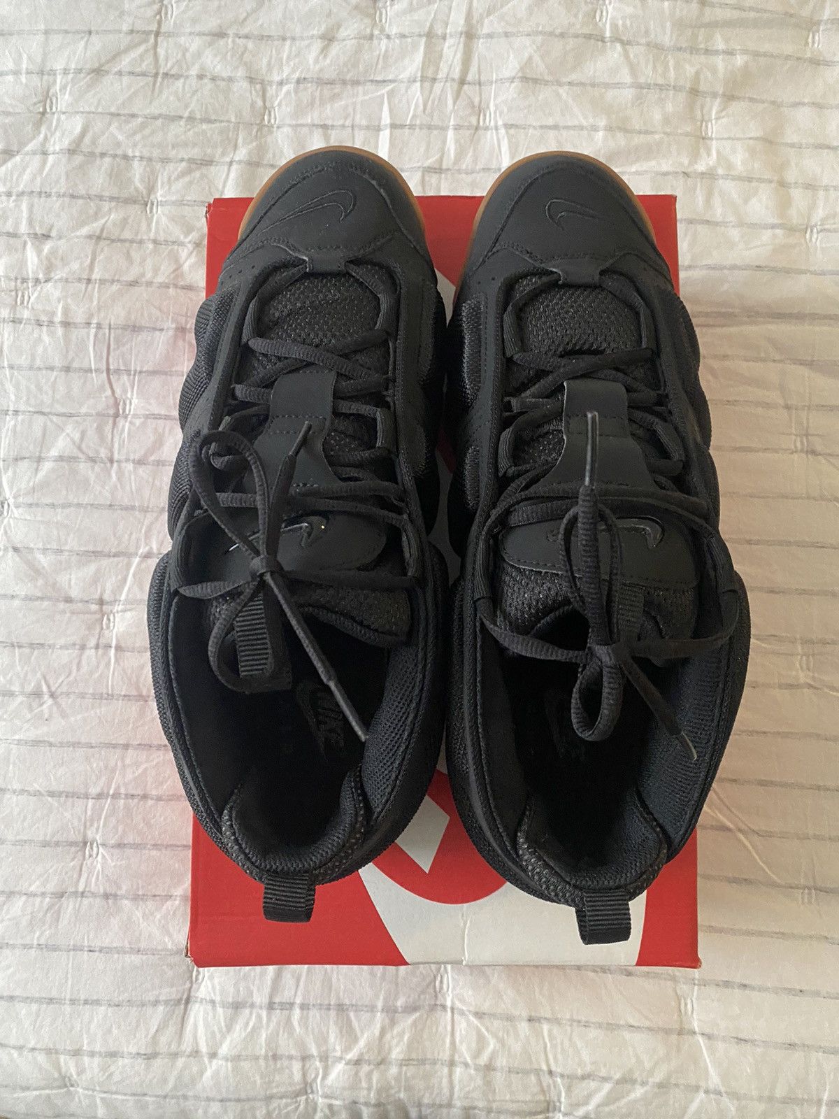 Nike Nike Air More Uptempo Low Black Sz13 Brand New Size US 13 / EU 46 - 7 Thumbnail