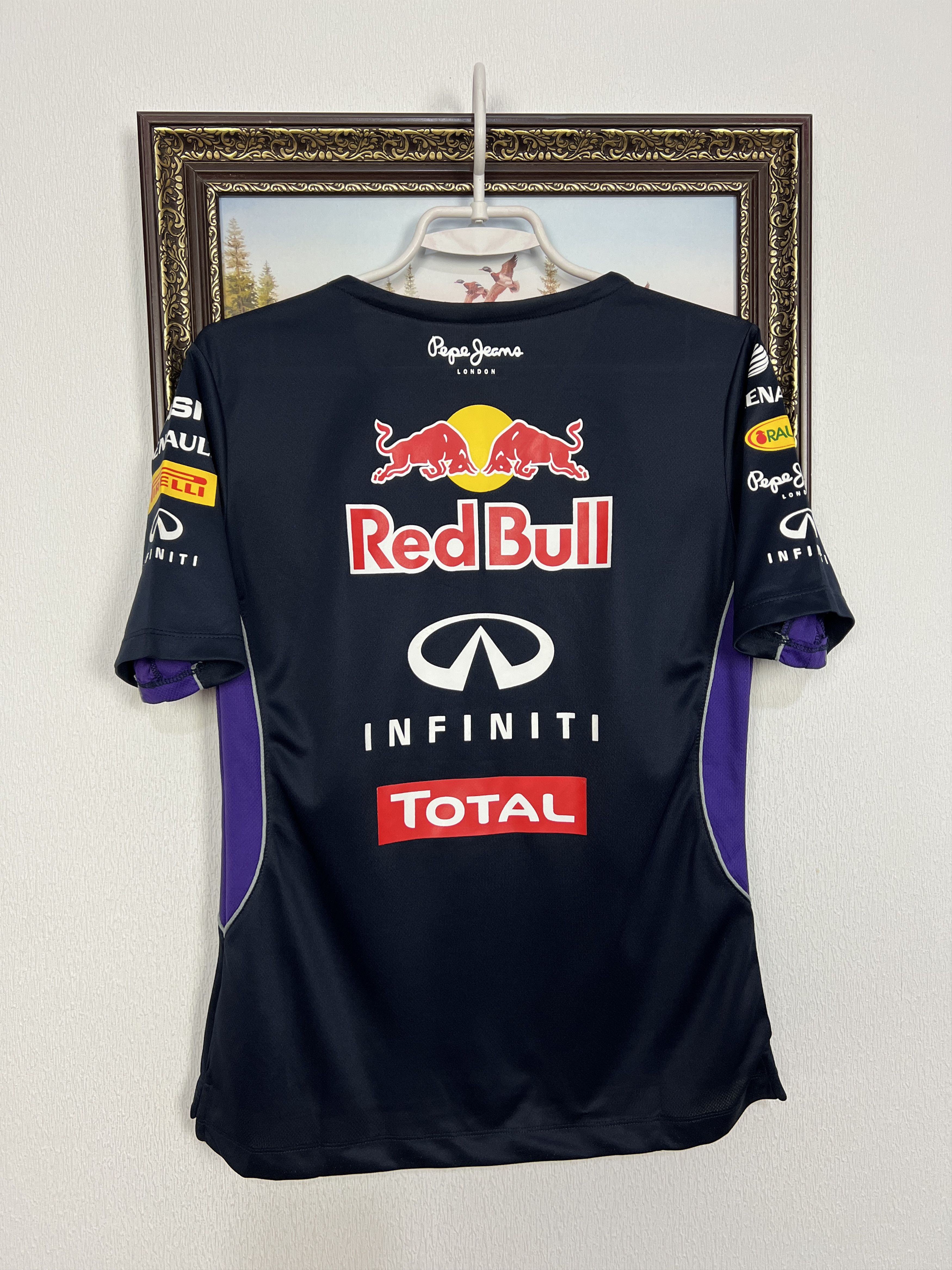 Pepe Jeans Jersey Infinity Red Bull F1 Formula Racing Shirt Tee Size S / US 4 / IT 40 - 10 Thumbnail