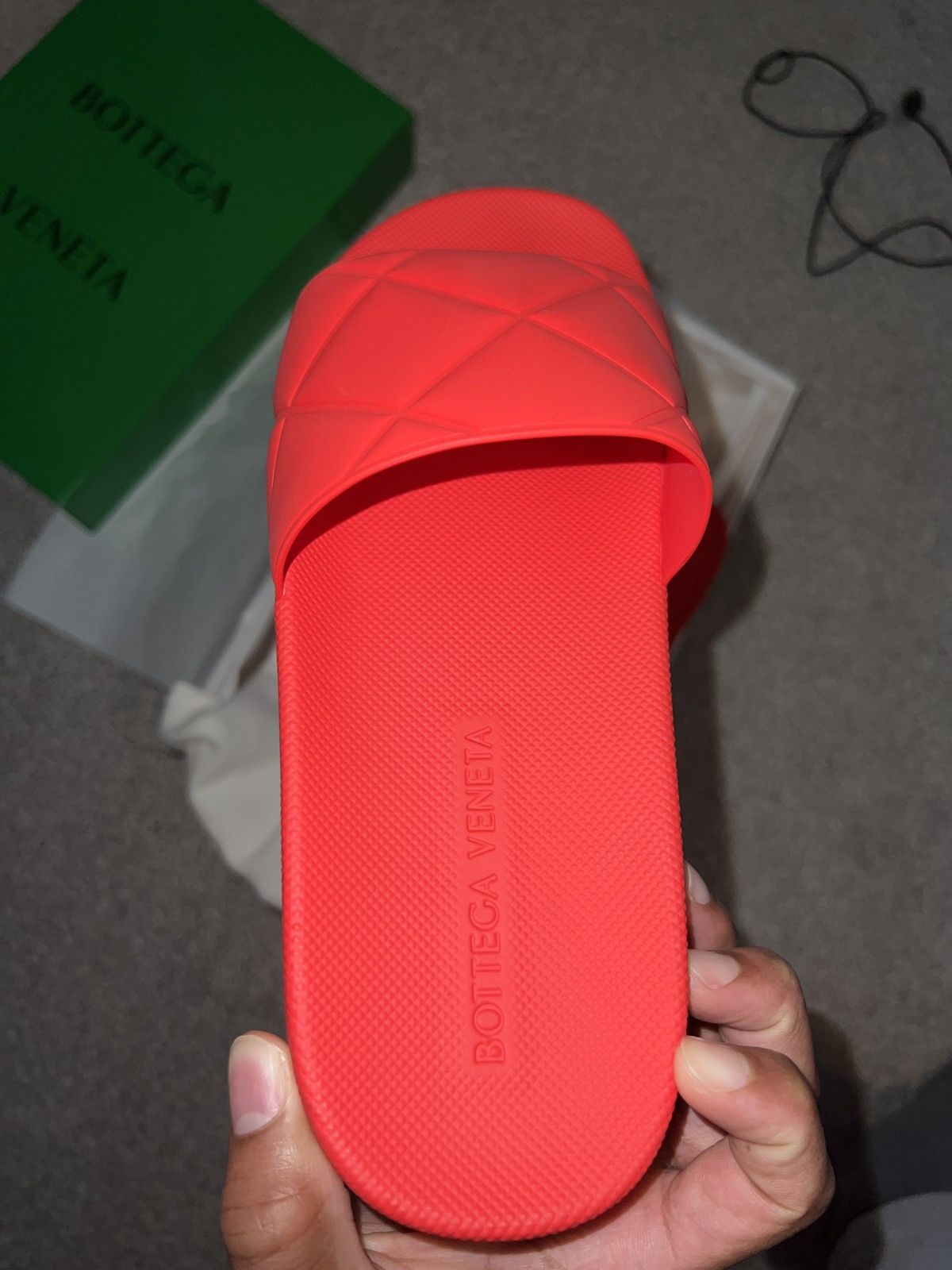Bottega Veneta Bottega Veneta Red Sandals / Slides Size US 9 / EU 42 - 2 Thumbnail
