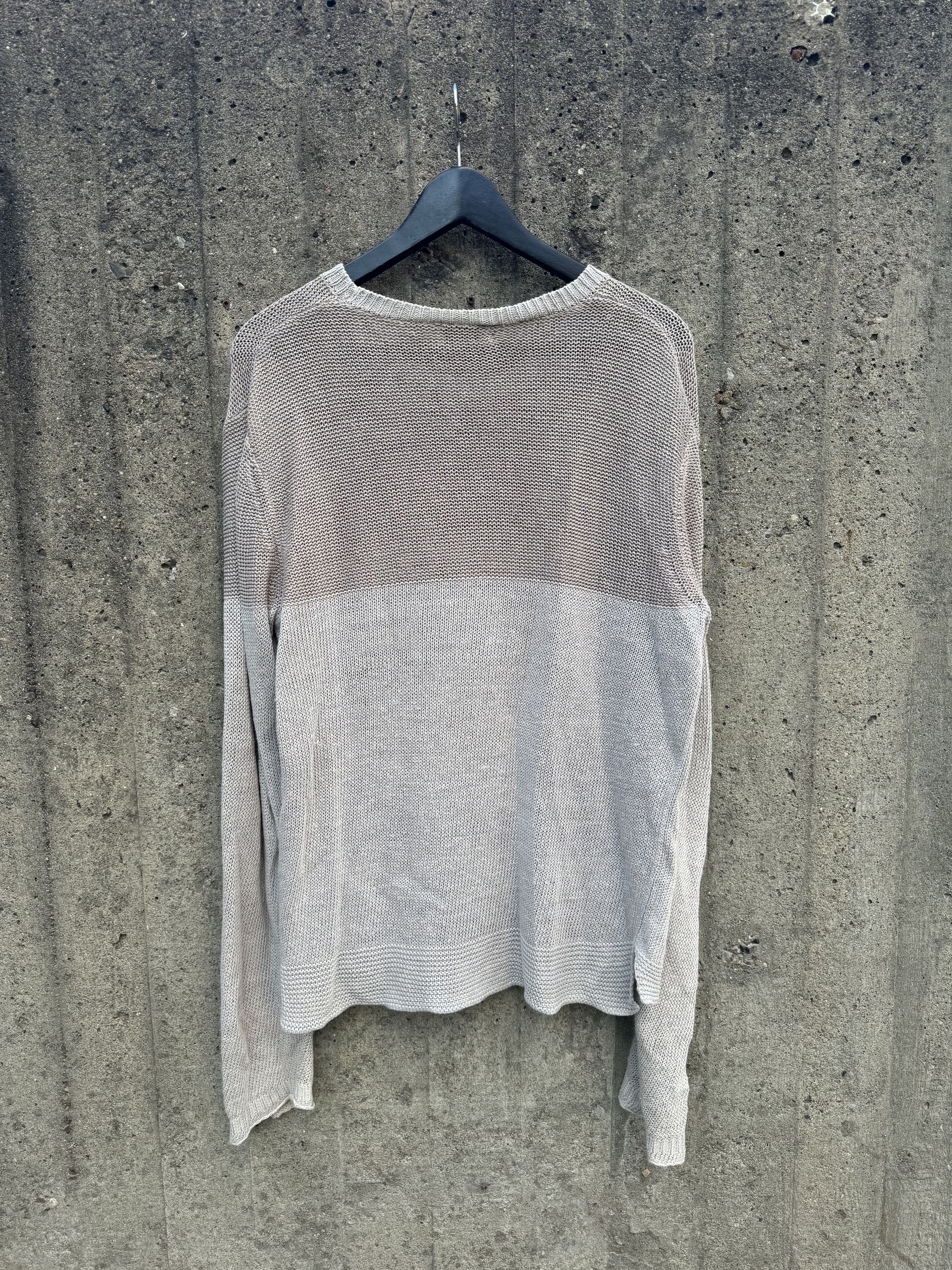 Acne Studios SS13 Contrast Knit Linen Sweater Size US M / EU 48-50 / 2 - 6 Thumbnail