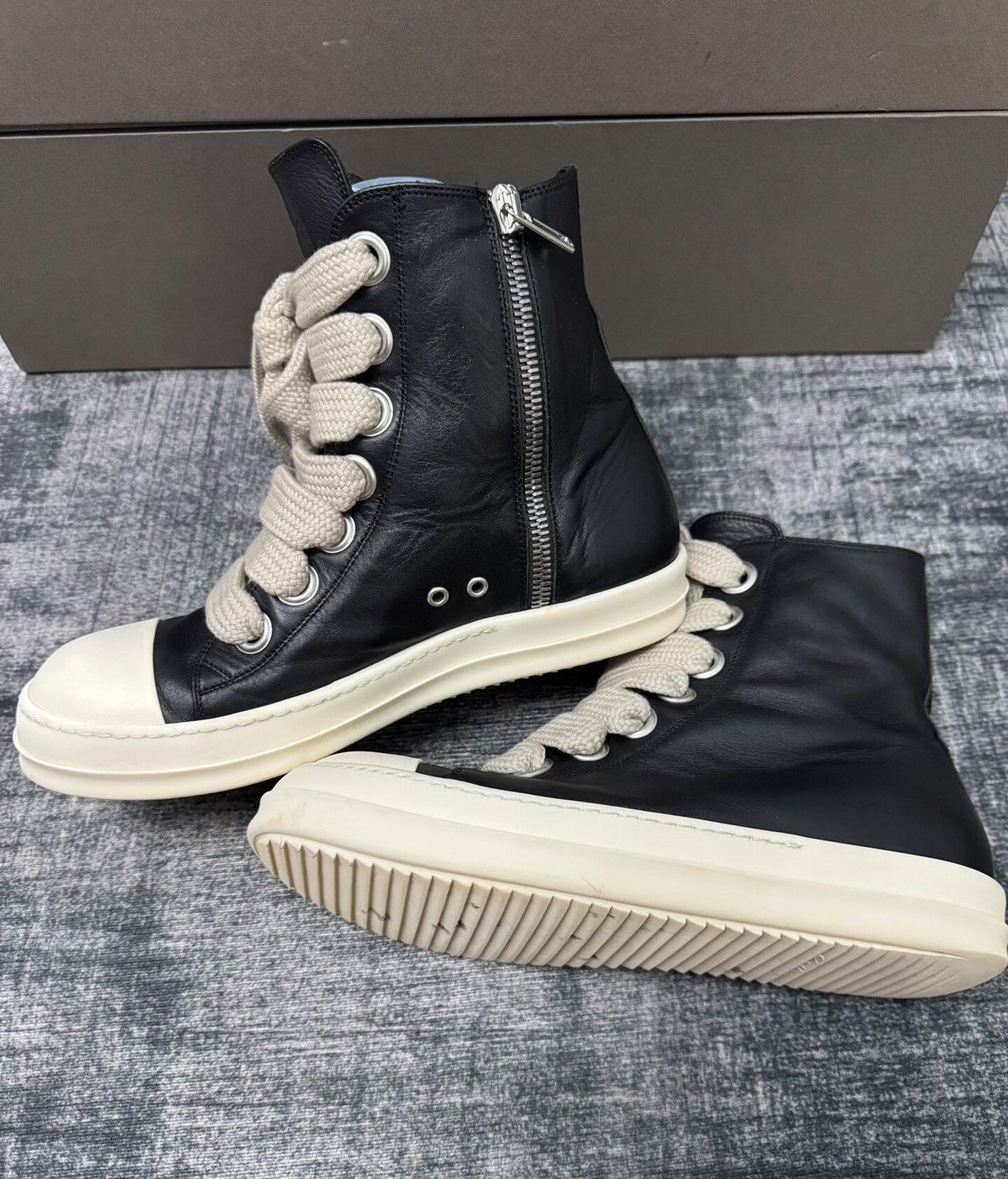 Rick Owens Rick Owens Mainline Leather Low-Top "Big Converse" Size US 10 / EU 43 - 4 Thumbnail