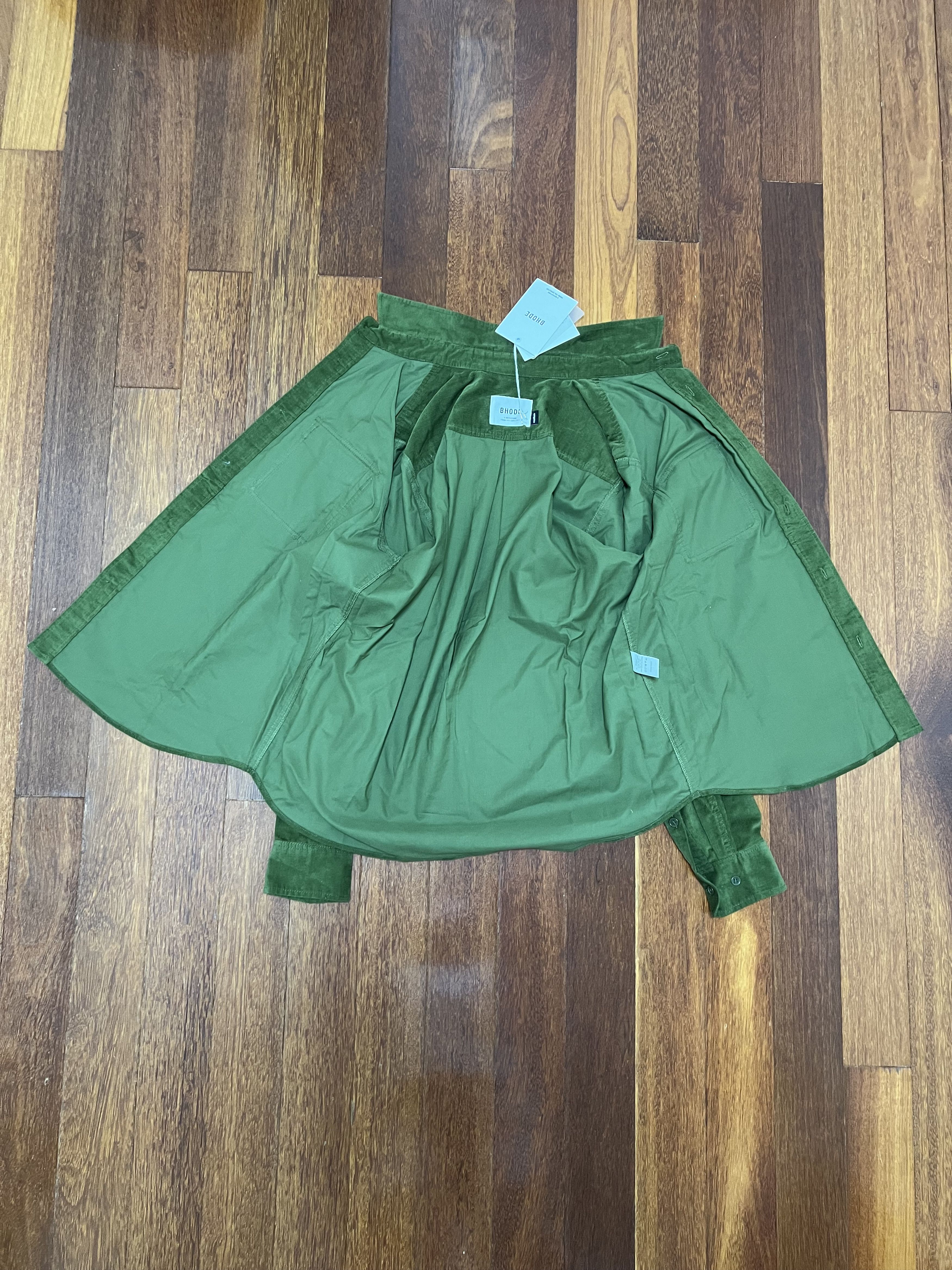 Designer 💚 Bhode x Brisbane Moss Corduroy Vintage Work Shirt Green Size US M / EU 48-50 / 2 - 3 Thumbnail