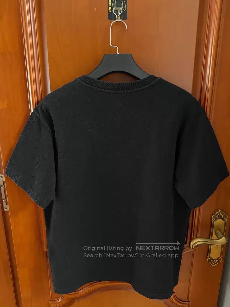 Louis Vuitton Louis Vuitton Black full logo pocket short sleeve T-shirt Size US XXL / EU 58 / 5 - 2 Thumbnail