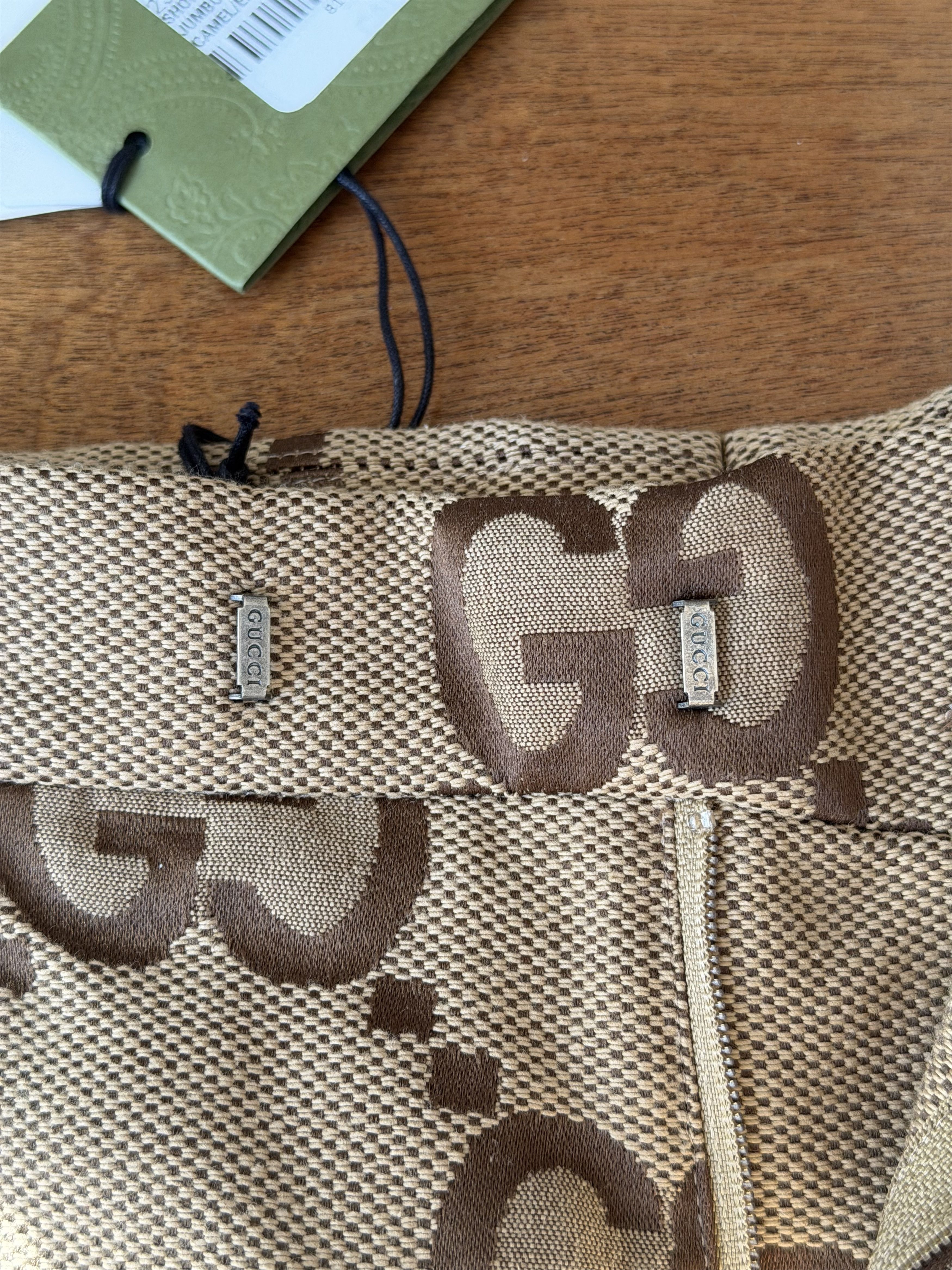 Gucci 🟤 Gucci Jumbo GG Canvas Shorts Size 46 Size US 30 / EU 46 - 11 Thumbnail
