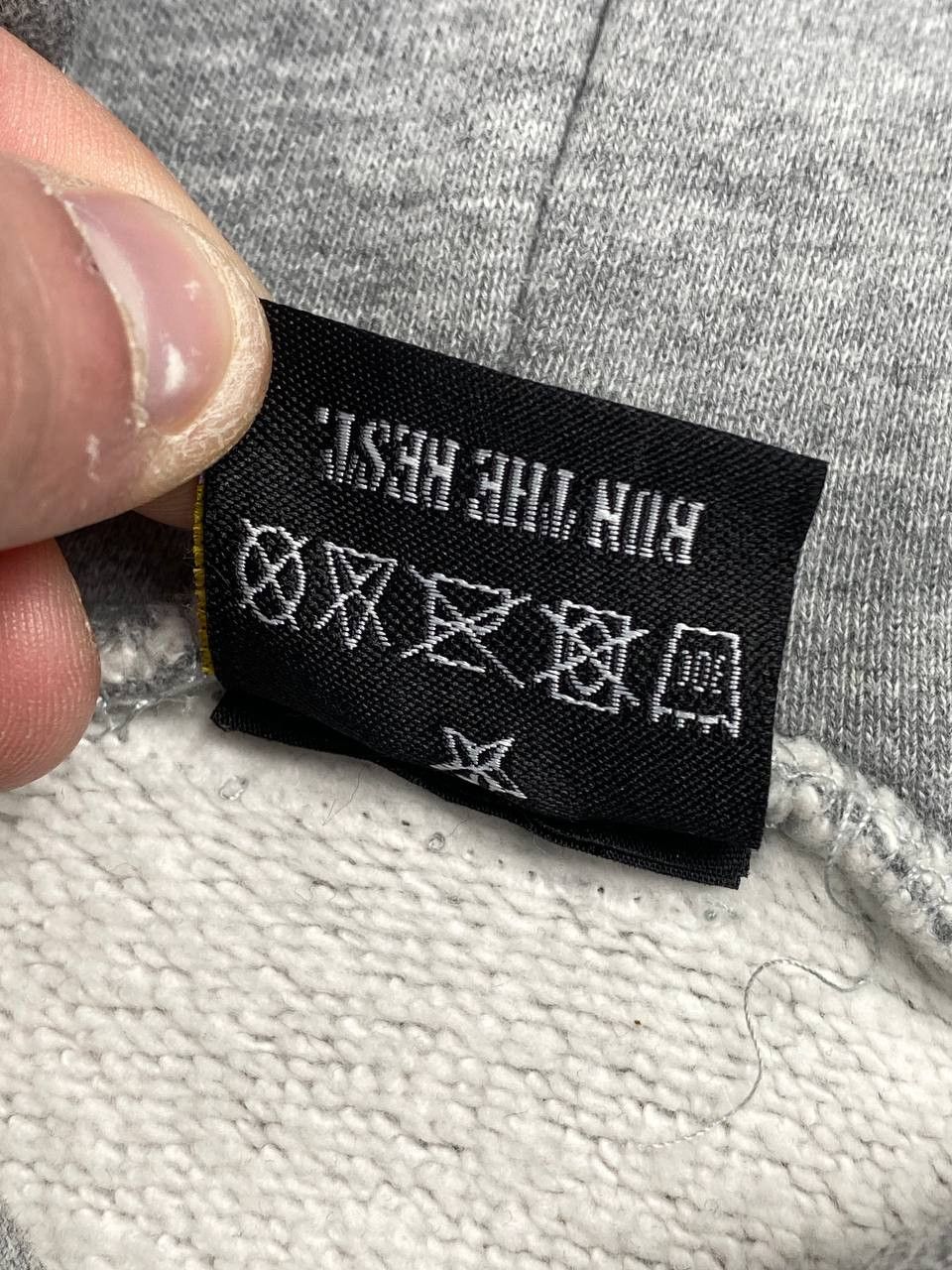 Corteiz Alcatraz Hoodie Big Logo Men Size L Gray