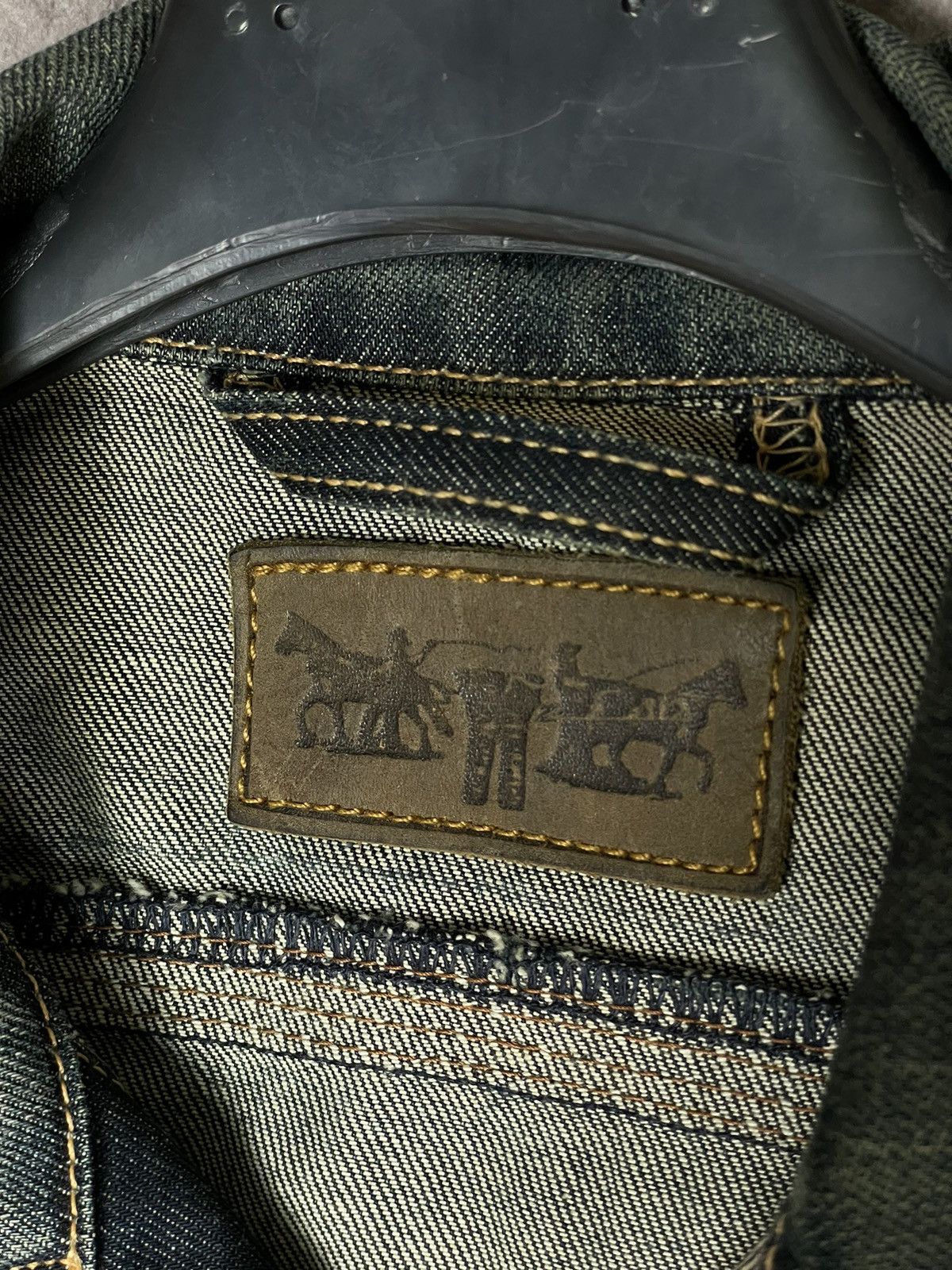 Japanese Brand × Levi's Vintage Levis Japanese Brand 90s Diesel Style Denim jacket Size S / US 4 / IT 40 - 12 Thumbnail