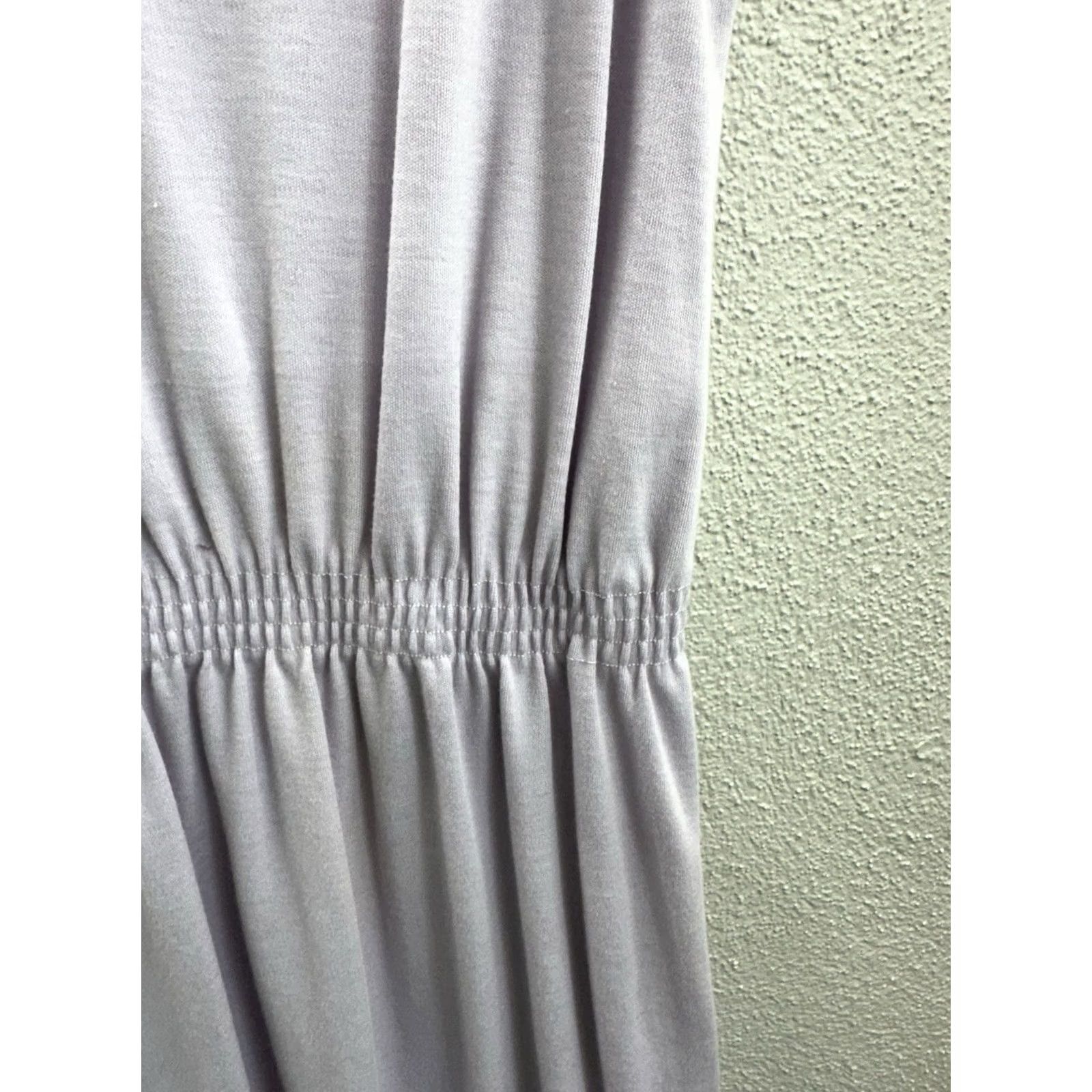 Vintage Womens Dress Purple Tank Dress Vintage 80s 90s Cristoffoli EUR 46 Sleeveless Collarless Knee Length Casual Workwear Travel Shirts Womens Size L / US 10 / IT 46 - 4 Thumbnail