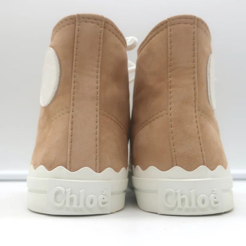 Chloe o1y0825 Hi-Top Sneakers in Sand Size US 6 / IT 36 - 4 Thumbnail