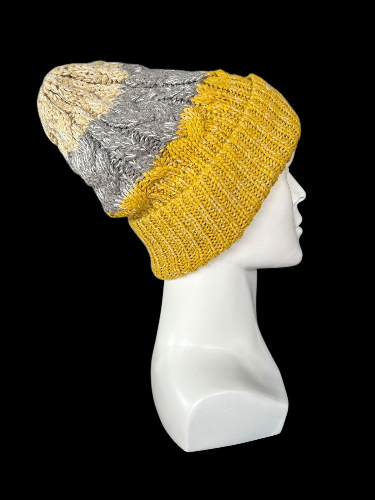 Japanese Brand × Kapital × Vintage Crochet Knitted Japanese Style Beanie Hats Rare 🎌☠️☠️ Size ONE SIZE - 3 Thumbnail