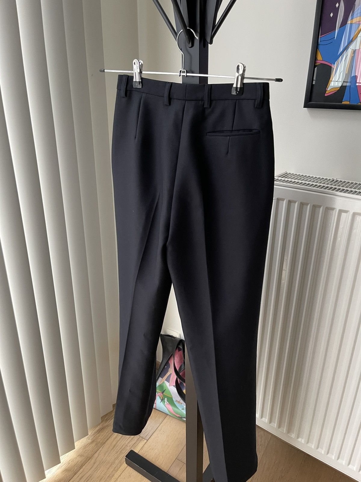 Maison Margiela Maison Martin Margiela 90s Navy Mixed Wool Trousers Size US 28 / EU 44 - 8 Thumbnail