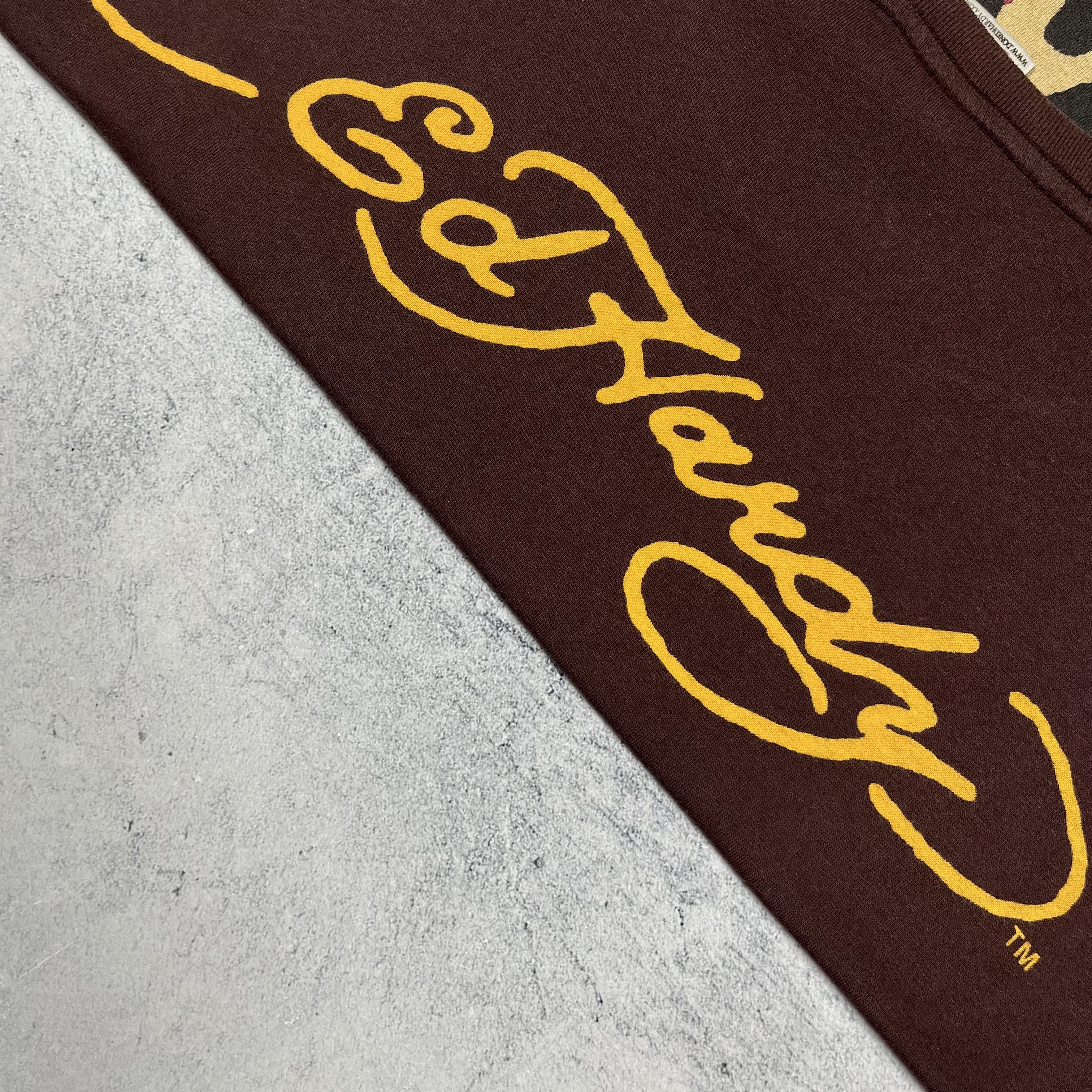 Ed Hardy Vintage Ed Hardy Y2K Skulls Big Logo Brown T Shirt 00’s Size US XL / EU 56 / 4 - 14 Thumbnail