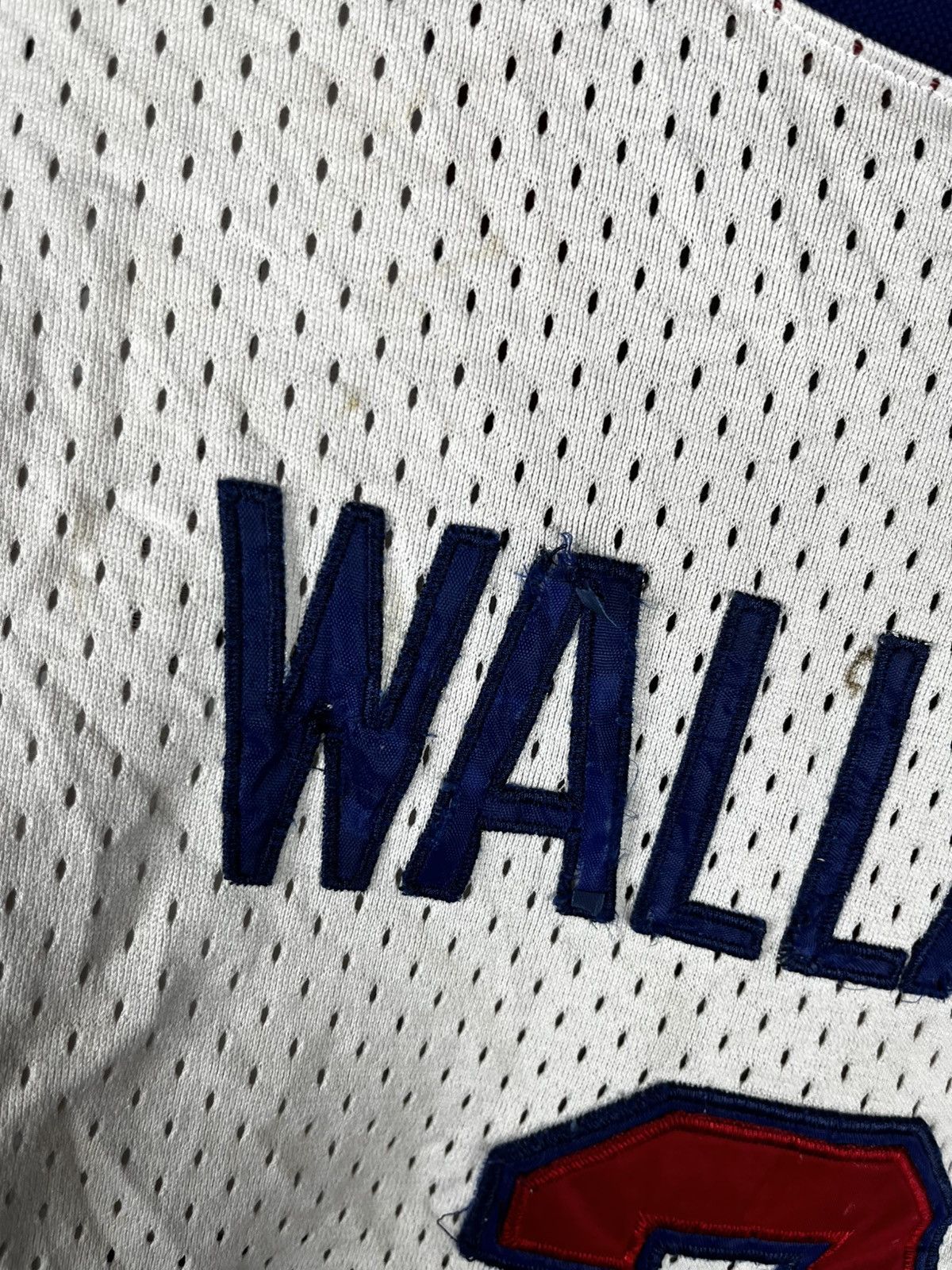 Vintage Champion Detroit Pistons Basketball Jersey Ben Wallace Size US M / EU 48-50 / 2 - 14 Thumbnail