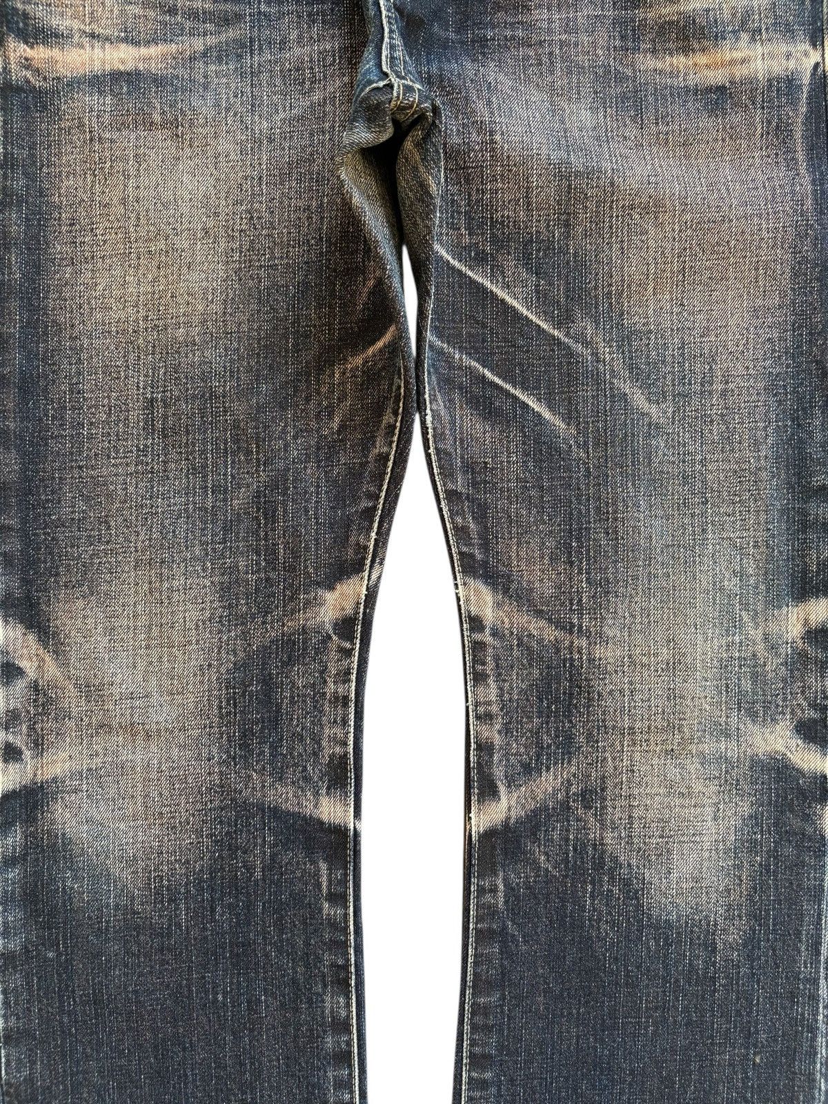 Takeo Kikuchi Vintage Takeo Kikuchi Rusty Mud Wash Distressed Bootcut Jean Size US 35 - 5 Thumbnail