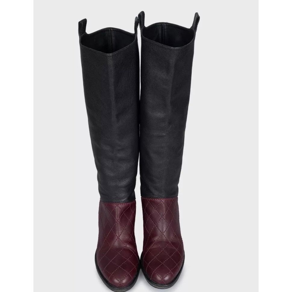 Chanel Chanel Two-Tone CC logo Leather Boots - Size 40.5 Size US 9.5 / IT 39.5 - 2 Thumbnail