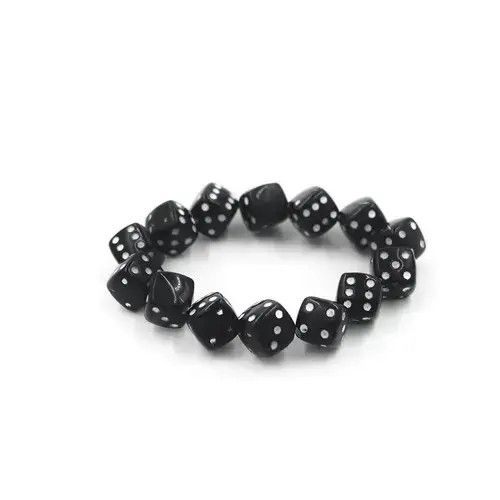 Other Black Dice Elastic Rope Bracelet Size ONE SIZE - 4 Thumbnail