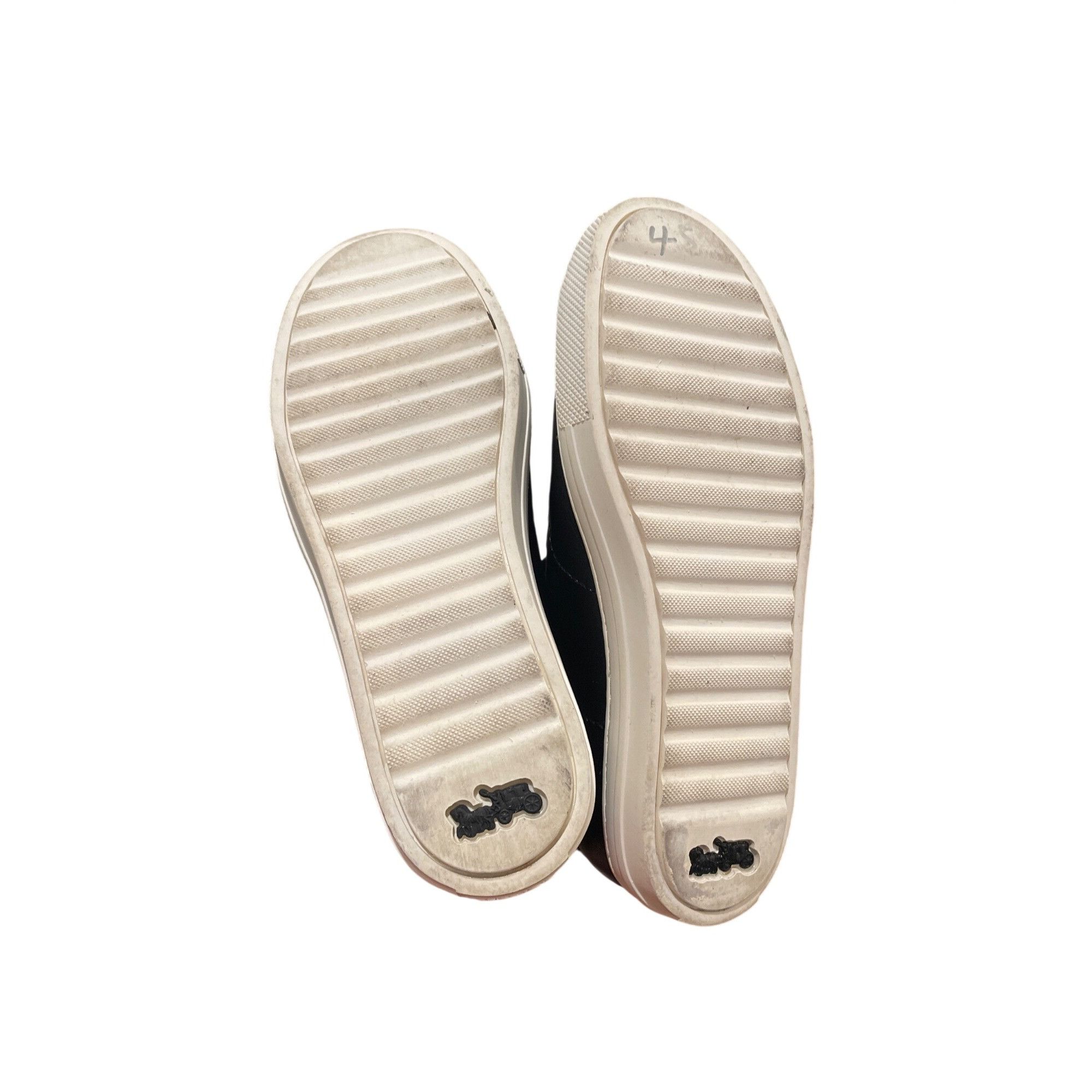 Coach Coach wms black leather low top shark embroided Lightning sn Size US 8 / IT 38 - 6 Thumbnail