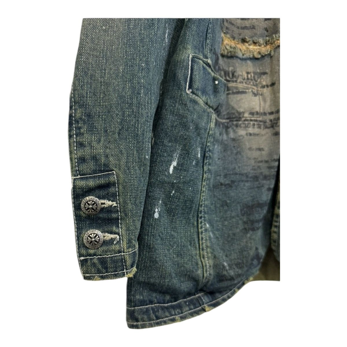 If Six Was Nine 💥PUNK DESIGN DESTROYED THRASHED BERNING SHO DENIM RARE Size US M / EU 48-50 / 2 - 4 Thumbnail