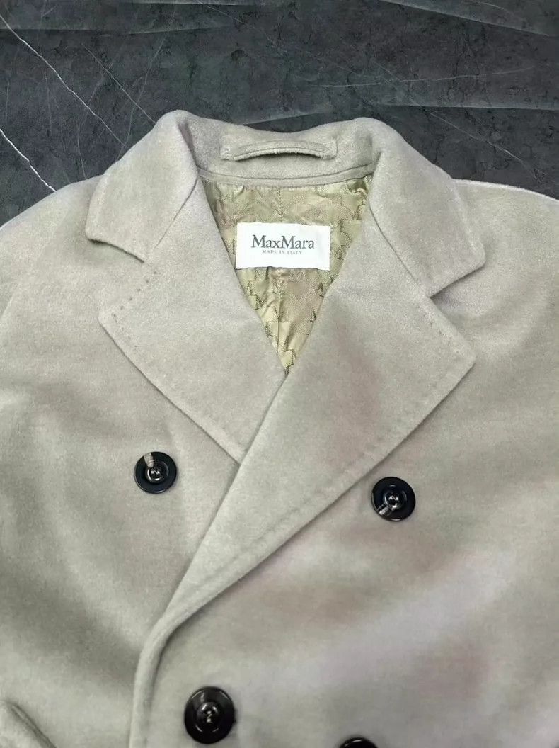Max Mara Max Mara Double-breasted cashmere coat camel Size L / US 10 / IT 46 - 2 Thumbnail