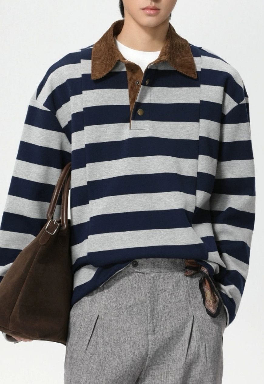 Other Men’s striped retro sweatshirt Size US M / EU 48-50 / 2 - 5 Thumbnail