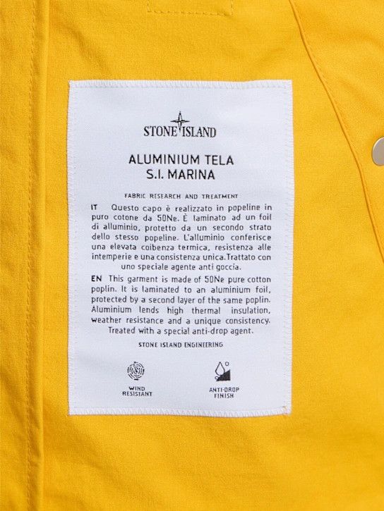 Stone Island o1lsvrm0425 Marina Aluminium Tela jacket in Ochre Size US M / EU 48-50 / 2 - 6 Thumbnail