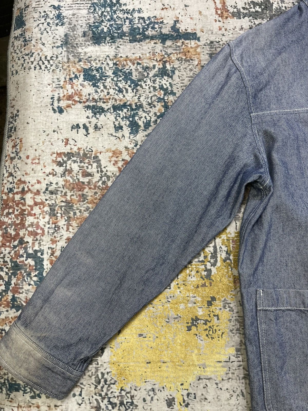 Japanese Brand Vtg Uniqlo Chambray Denim Chore Jacket Size US L / EU 52-54 / 3 - 7 Thumbnail