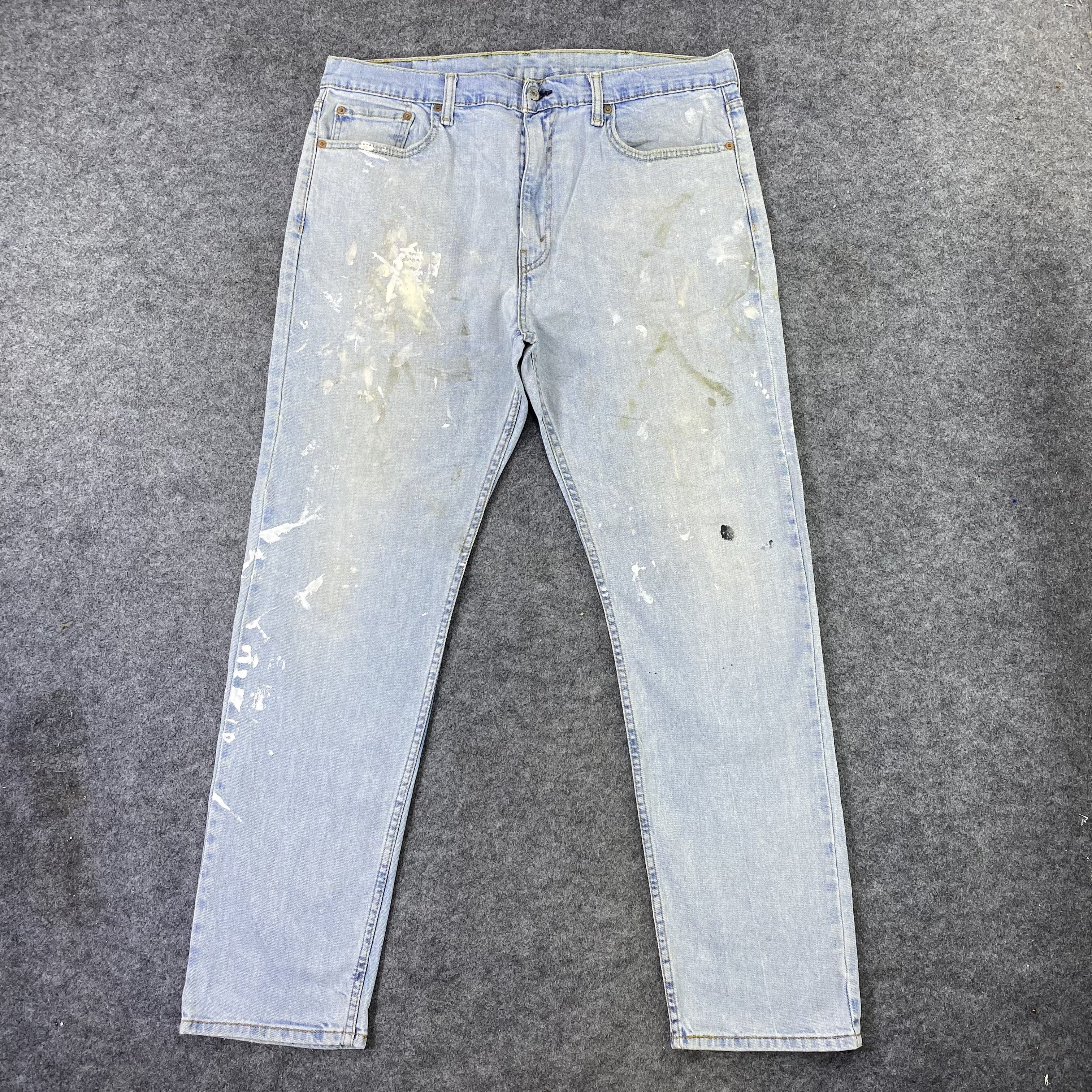 Levi's Levi's 502 Painted Light Blue Wash Jeans-J1146 Size US 38 / EU 54 - 1 Thumbnail