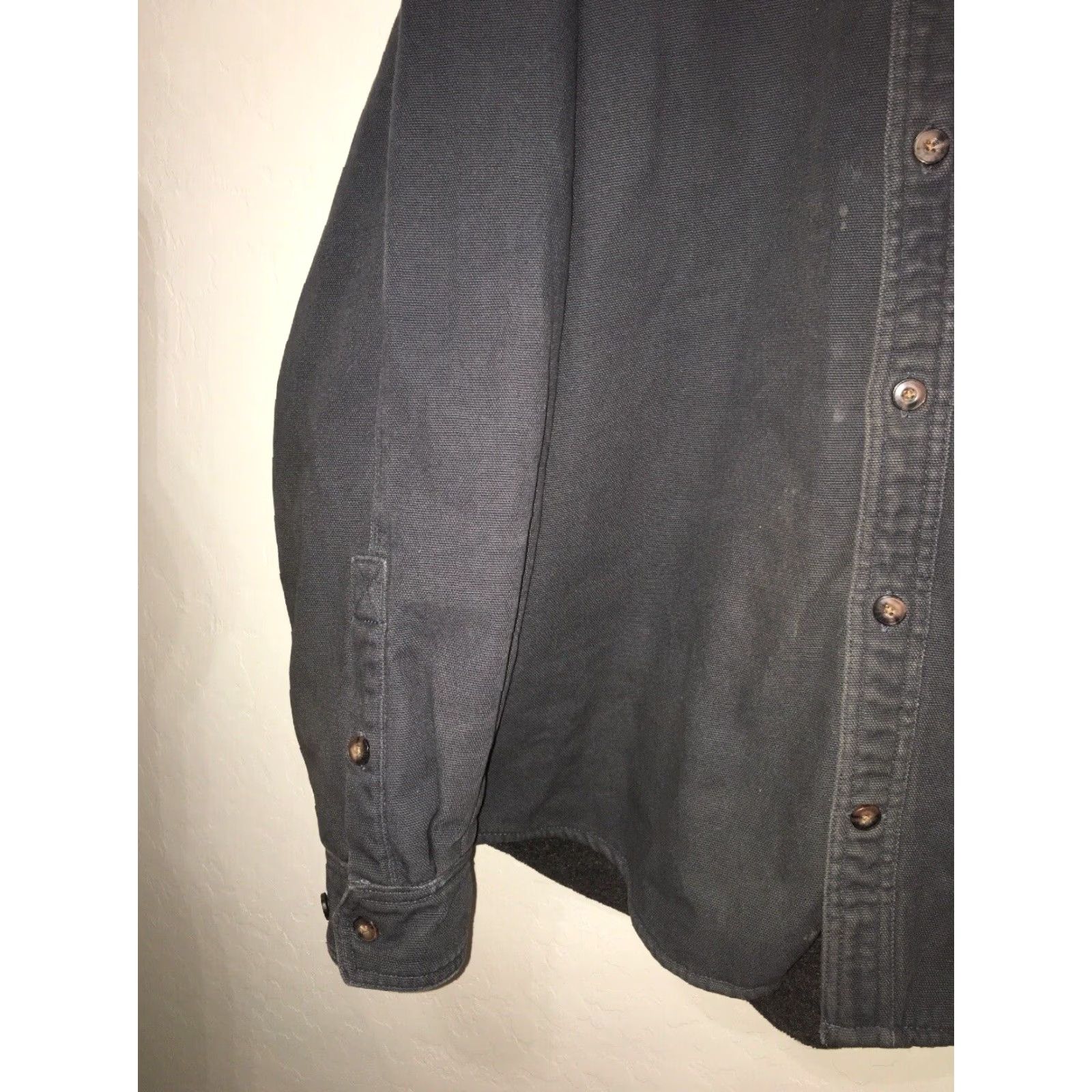 Duluth Trading Company VINTAGE Duluth Trading Company Work Canvas Shirt Jacket Men XL Grayish Blue | Heavy Durable Outer Shell Size US XL / EU 56 / 4 - 6 Thumbnail