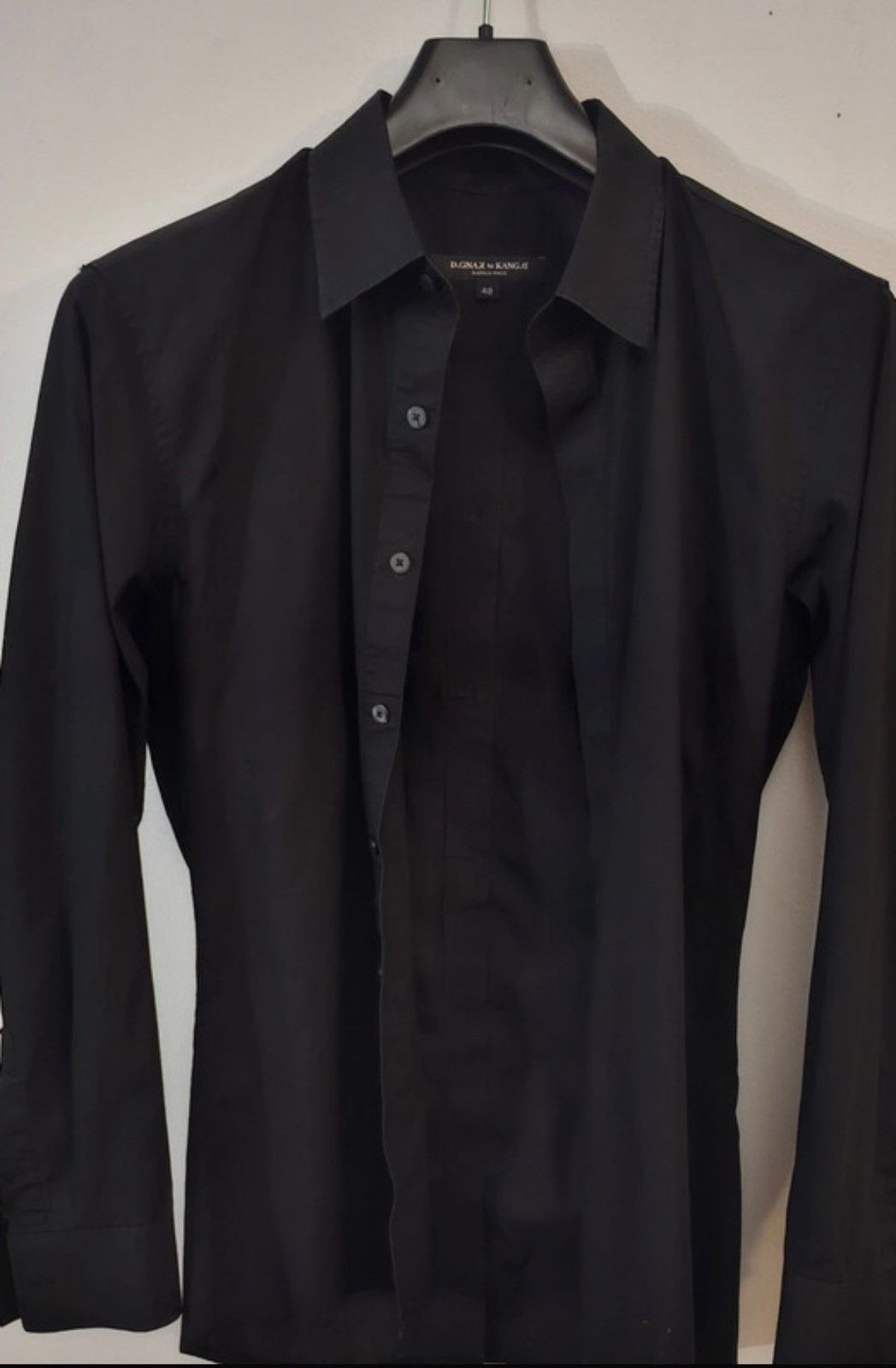 D.Gnak By Kang.D D.Gnak by Kang.G black shirt with button-up on back Size US S / EU 44-46 / 1 - 2 Thumbnail