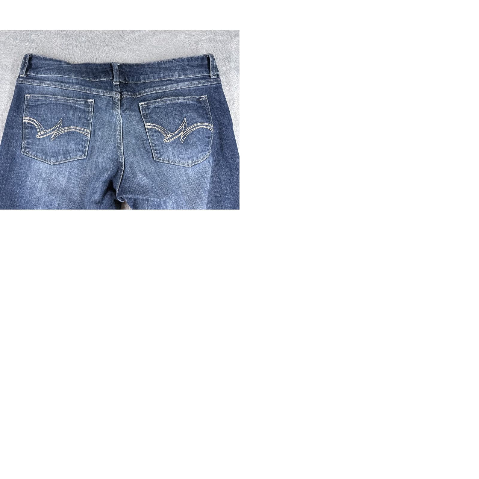 Wrangler Wrangler Jeans Women 13 Blue Denim Bootcut Embroidered Cotton Western 33x27 Regular Inseam 27" Pants 5-Pocket Southwestern Cowboy Designer Mens Size 34" / US 12 / IT 48 - 10 Thumbnail