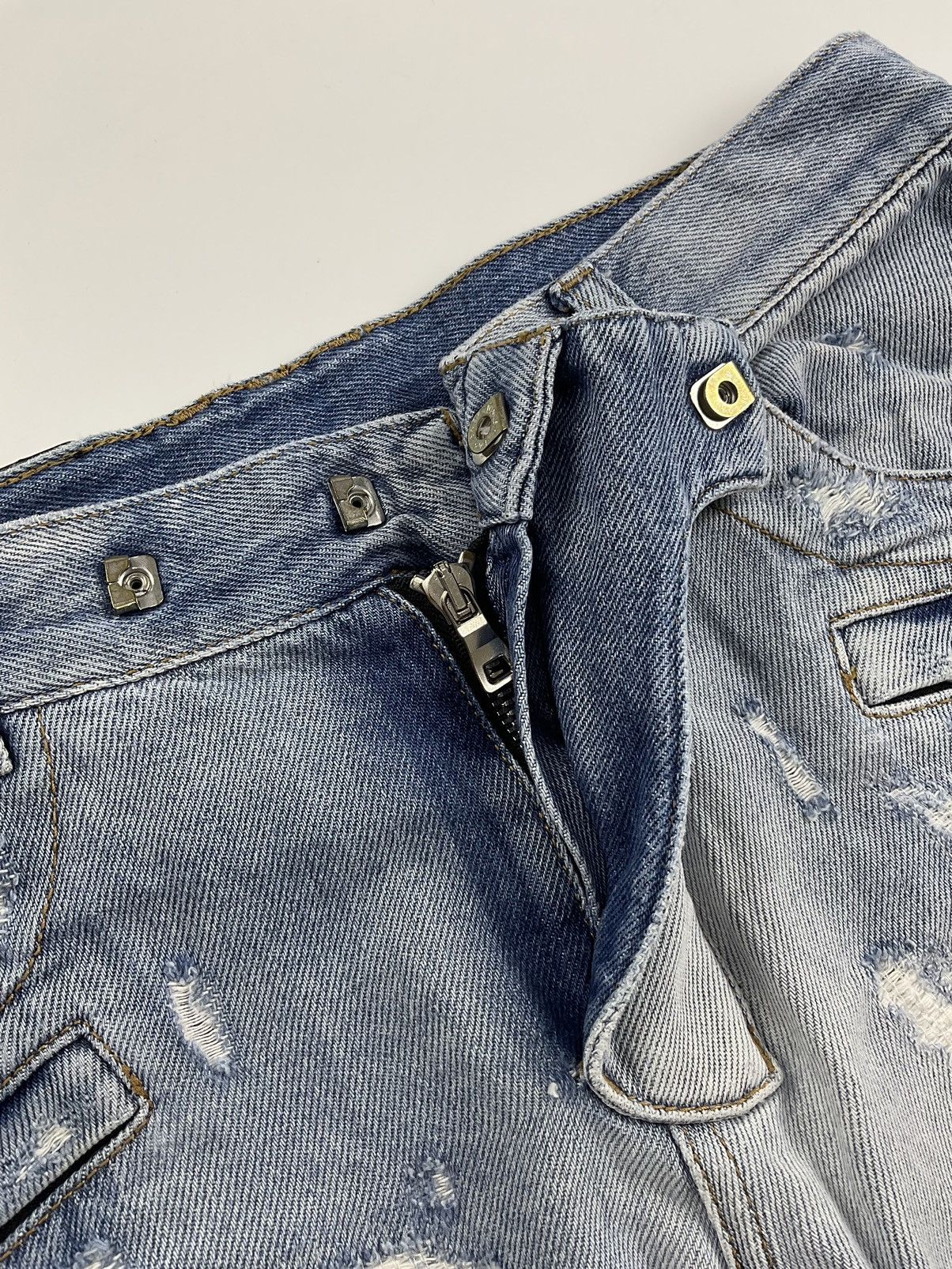 Balmain Balmain Slim Ripped Biker Pants Size US 28 / EU 44 - 6 Thumbnail