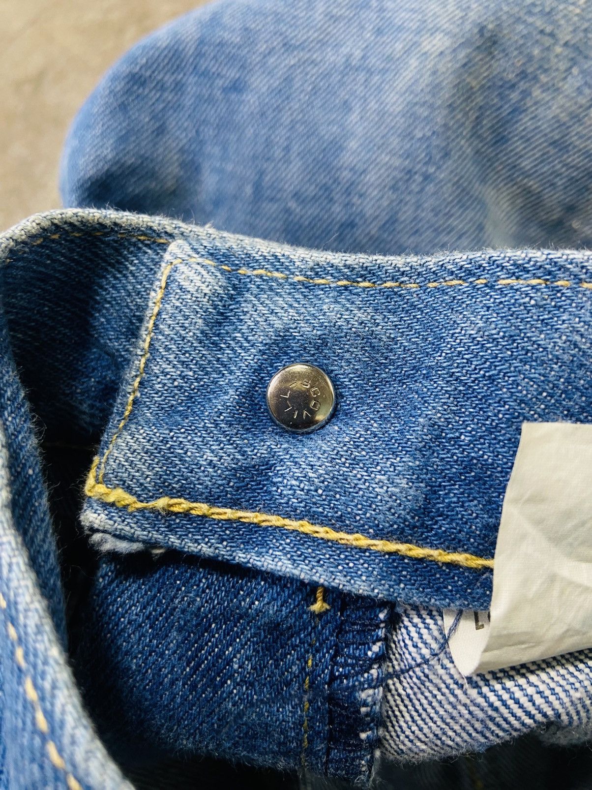 Jean Vintage Blue Way Jeans (Zip Talon) Size US 31 - 19 Thumbnail