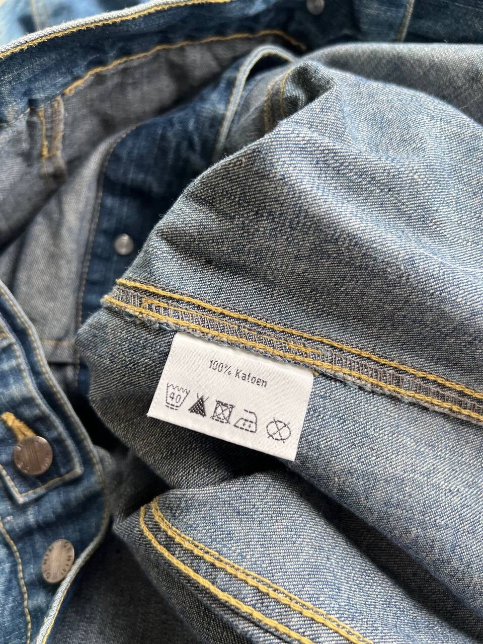 Mercedes-Benz × Vintage Vintage 90s Mercedes Benz Blue Denim Jacket Logo Y2K Racing Size US M / EU 48-50 / 2 - 14 Thumbnail