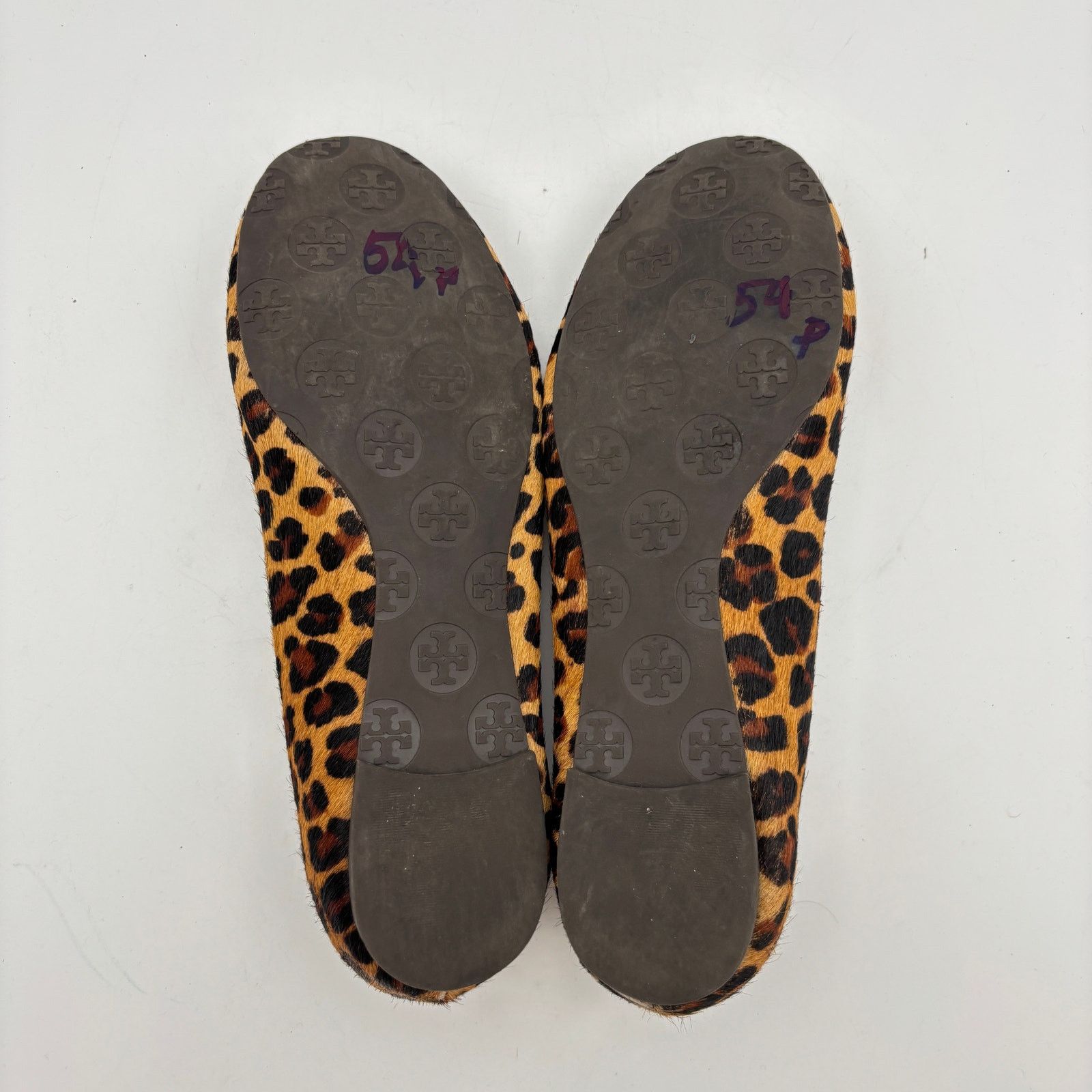 Tory Burch Tory Burch Leopard Print Calf Hair Ballet Flats Women's 8 Size US 8 / IT 38 - 8 Thumbnail