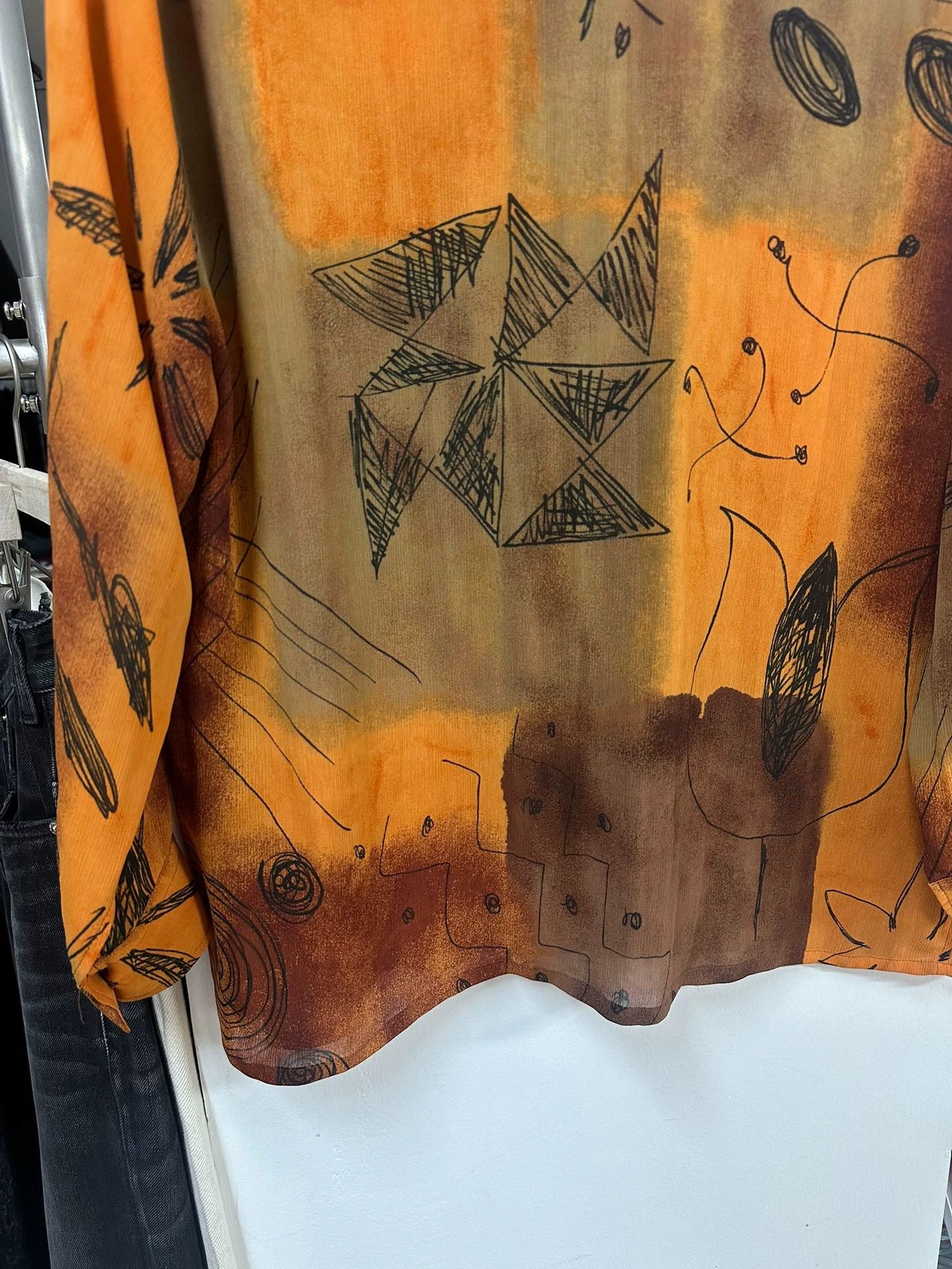 Comme des Garcons Comme des Garcons tricot 90s graf dyed shirt 49/124/72 Size US M / EU 48-50 / 2 - 6 Thumbnail
